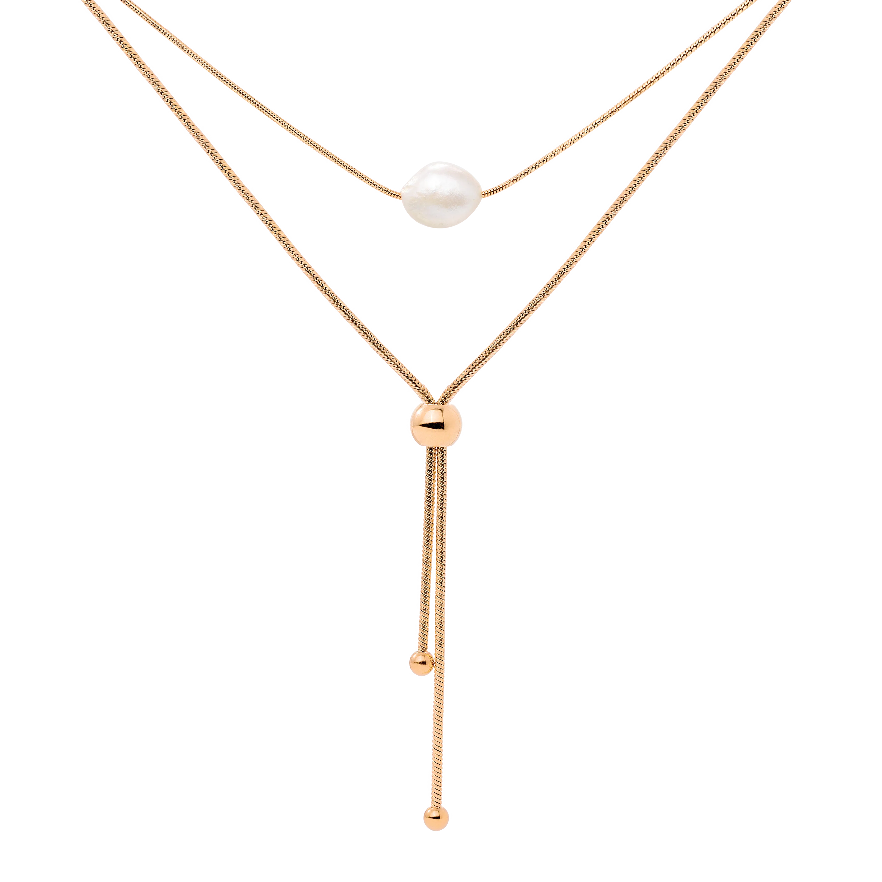 Minimalistic Elegance Necklace Bundle Rose Gold