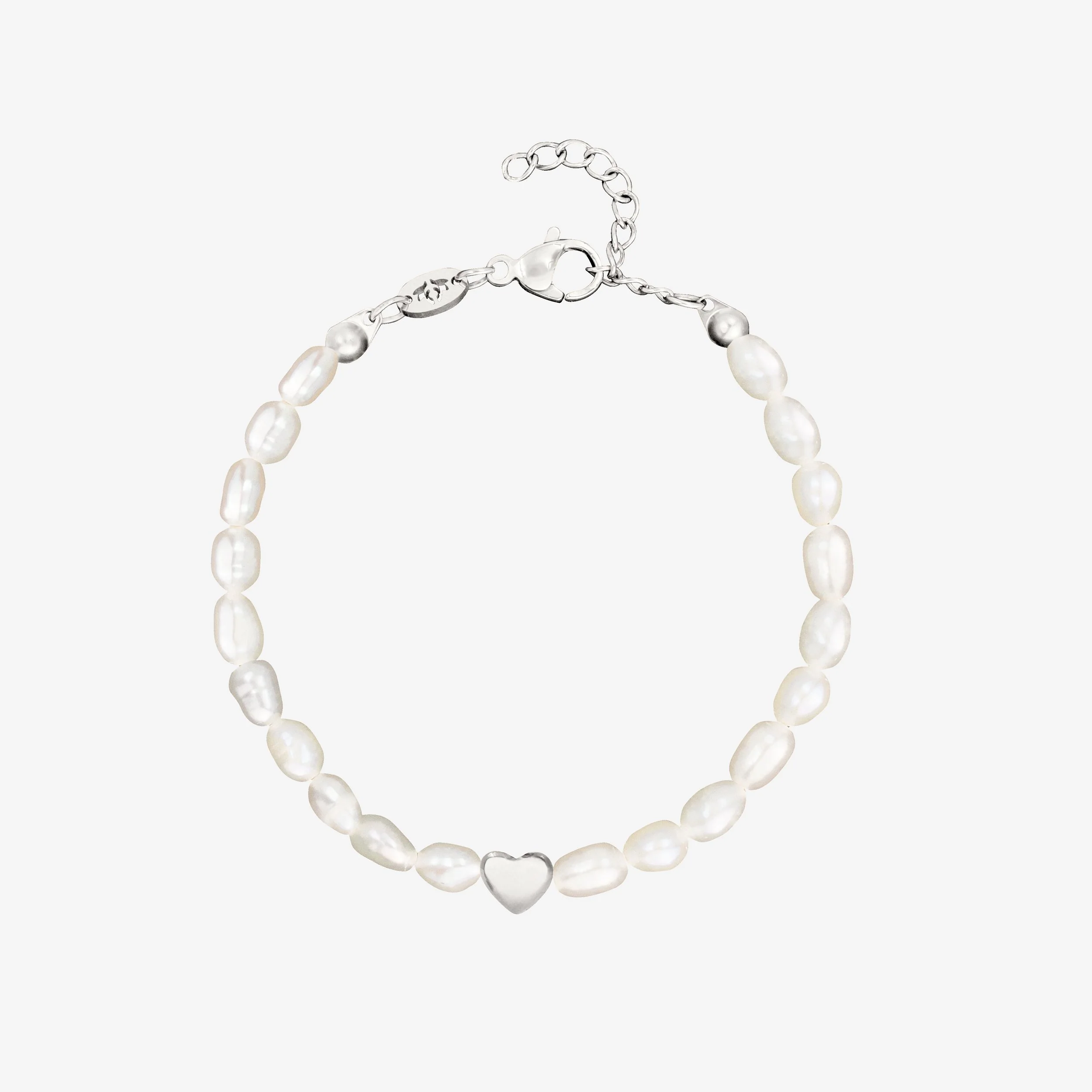 Love me a Pearl Bracelet Silver