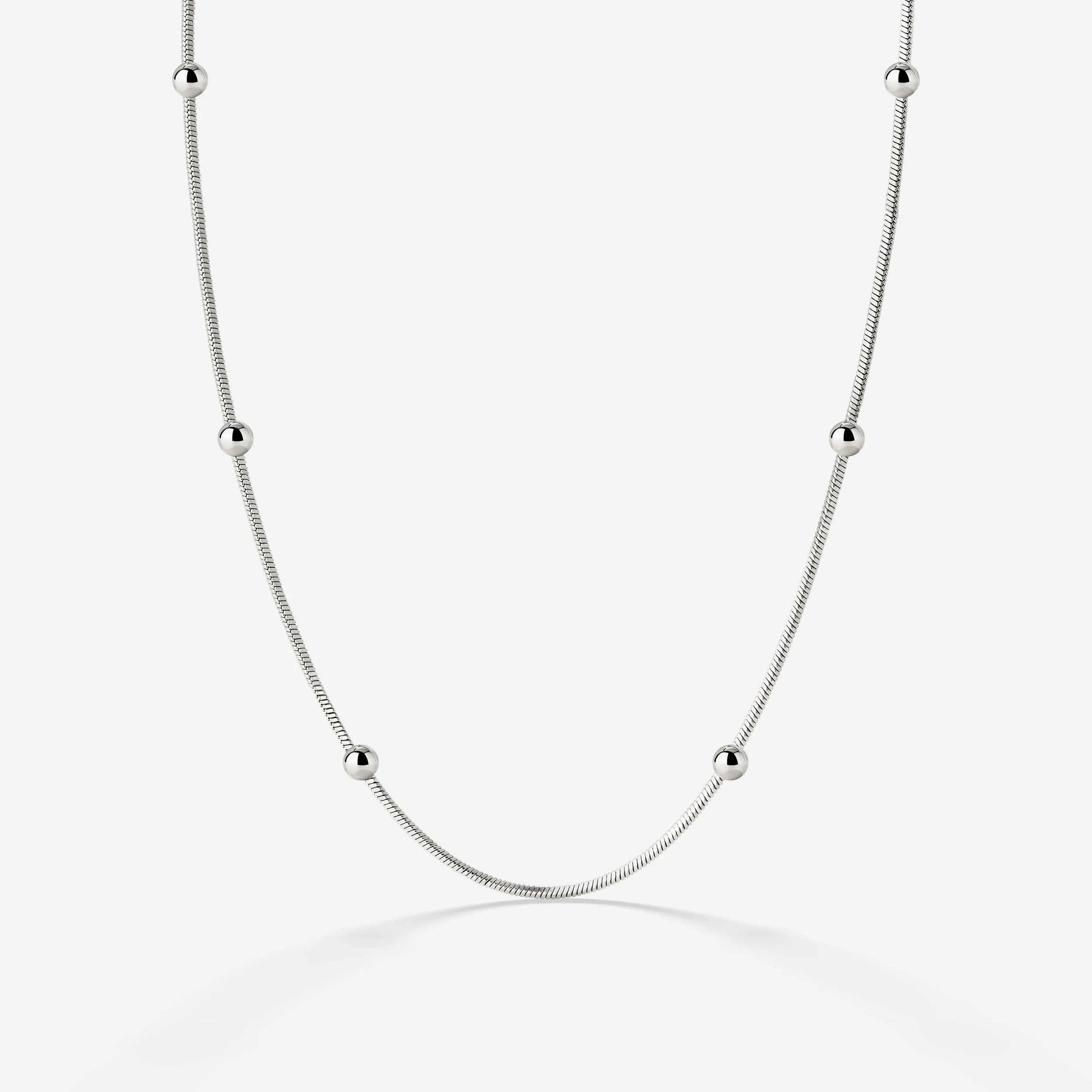 Moony Necklace Silver