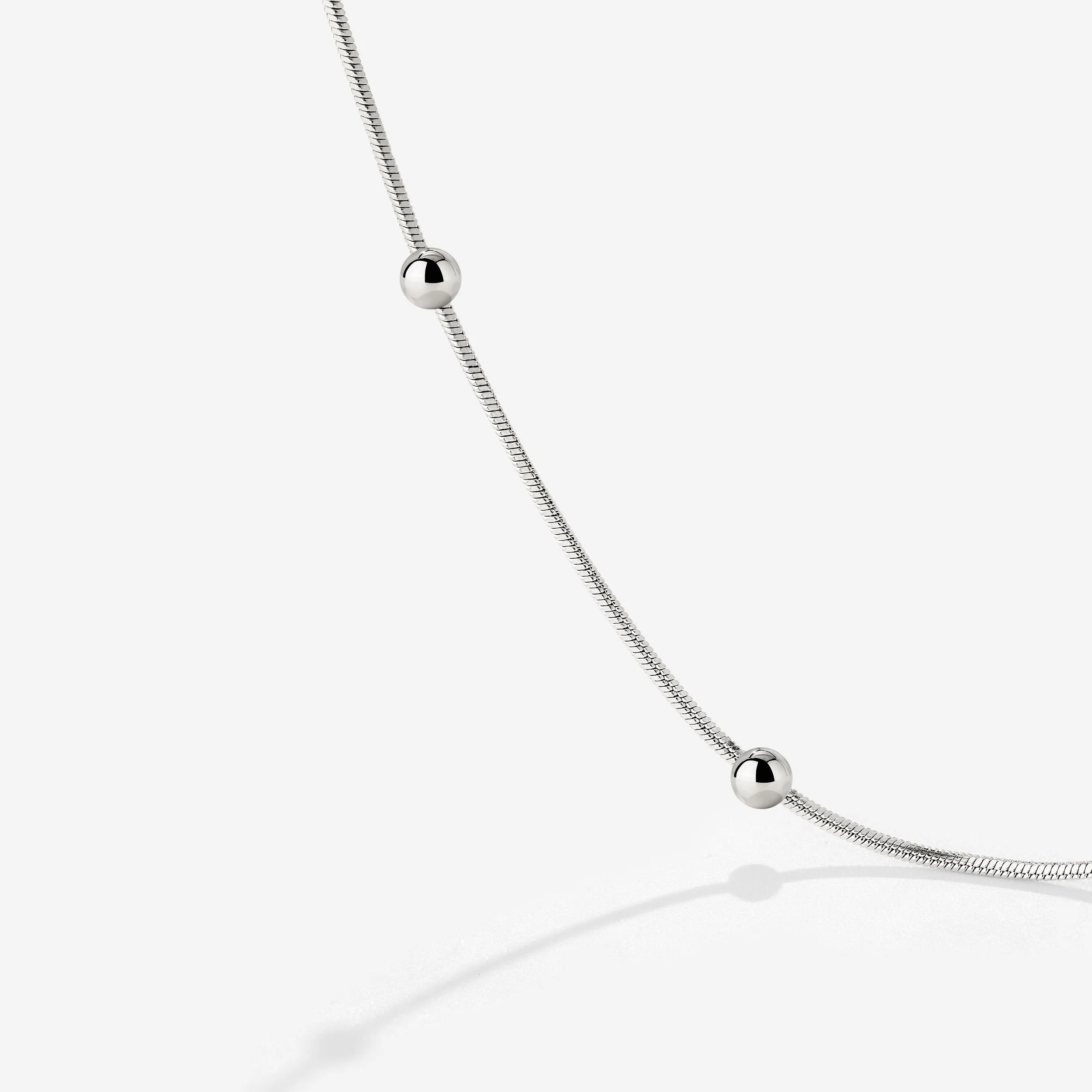 Moony Necklace Silver - Image 3