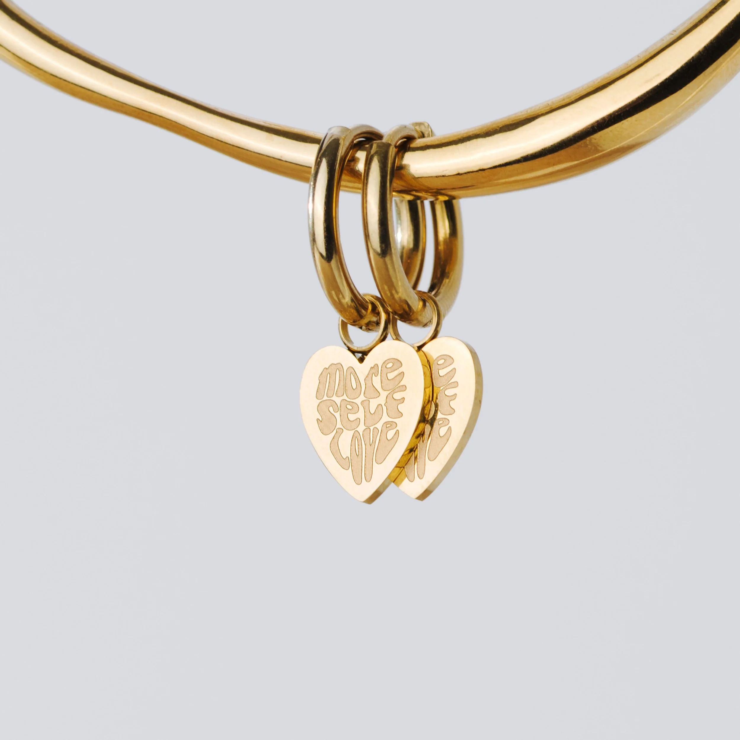 More Self-Love Hoop Set Small Rose Gold - Image 4