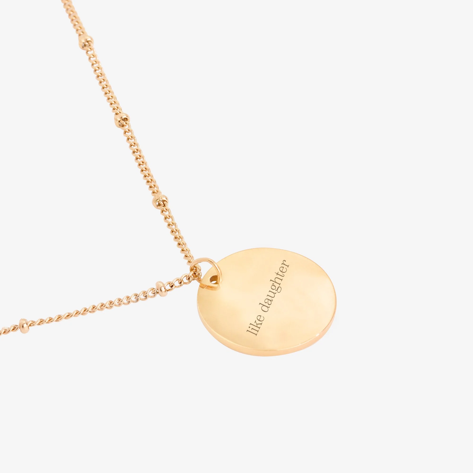Mother & Daughter Necklace Rose Gold - Image 6