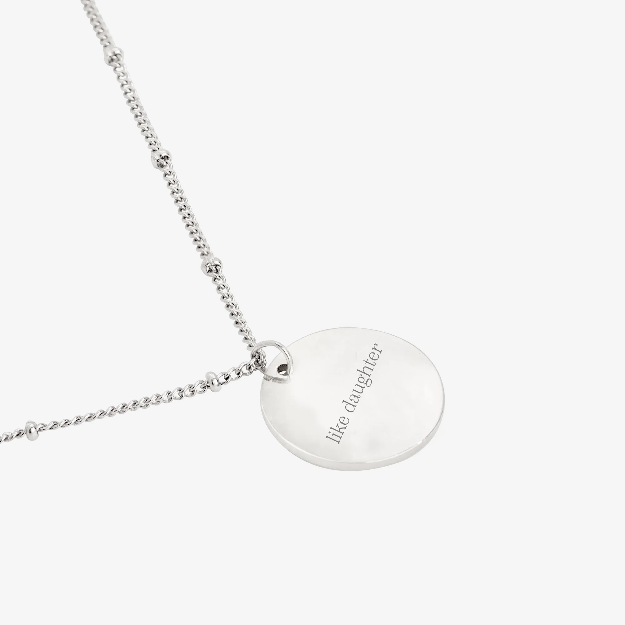 Mother & Daughter Necklace Silver - Image 6