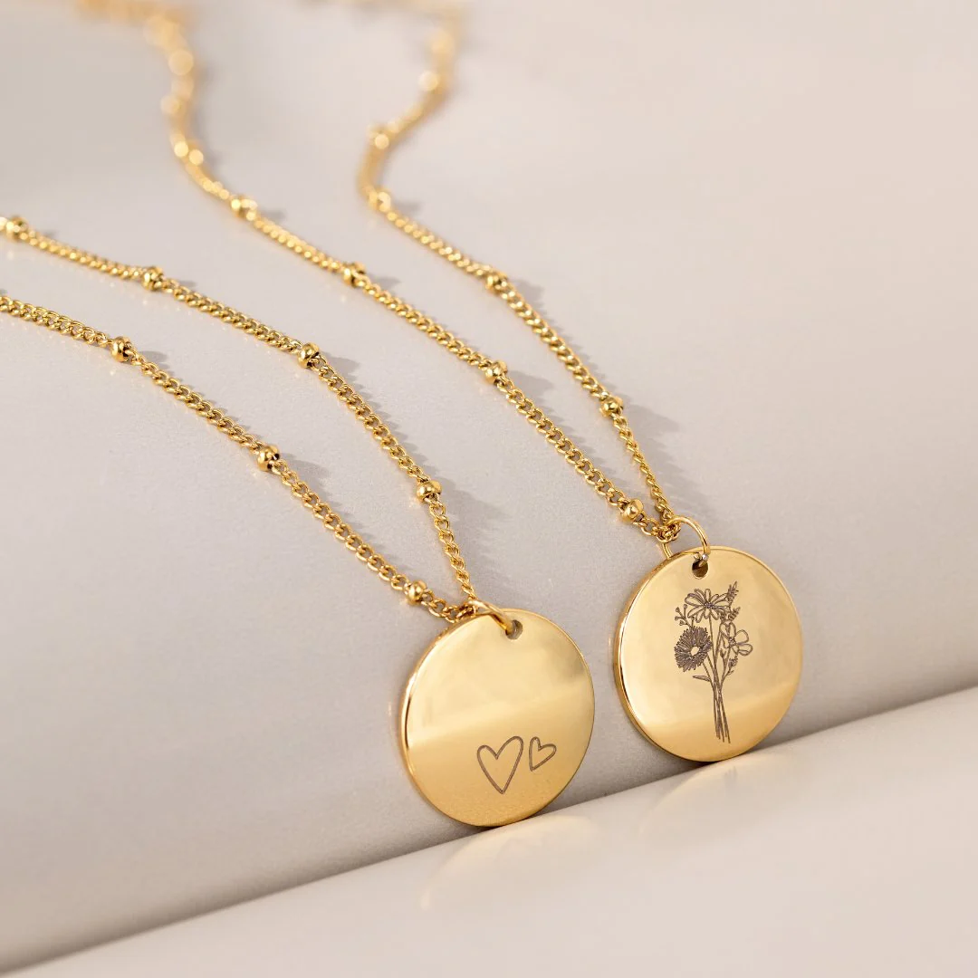 Mother & Daughter Necklace Silver - Image 9