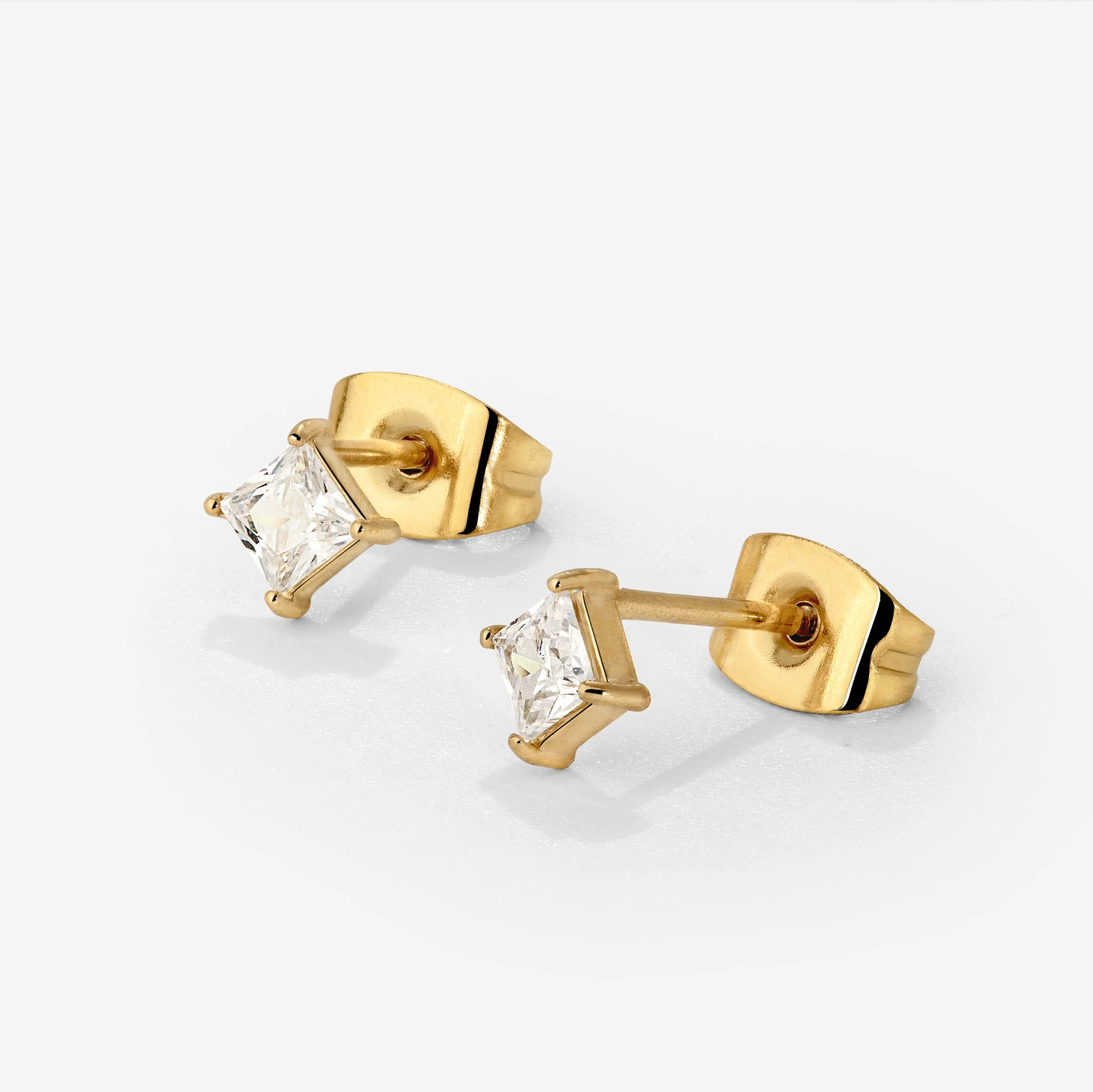 North Star Studs Stud Earrings Gold - Image 4