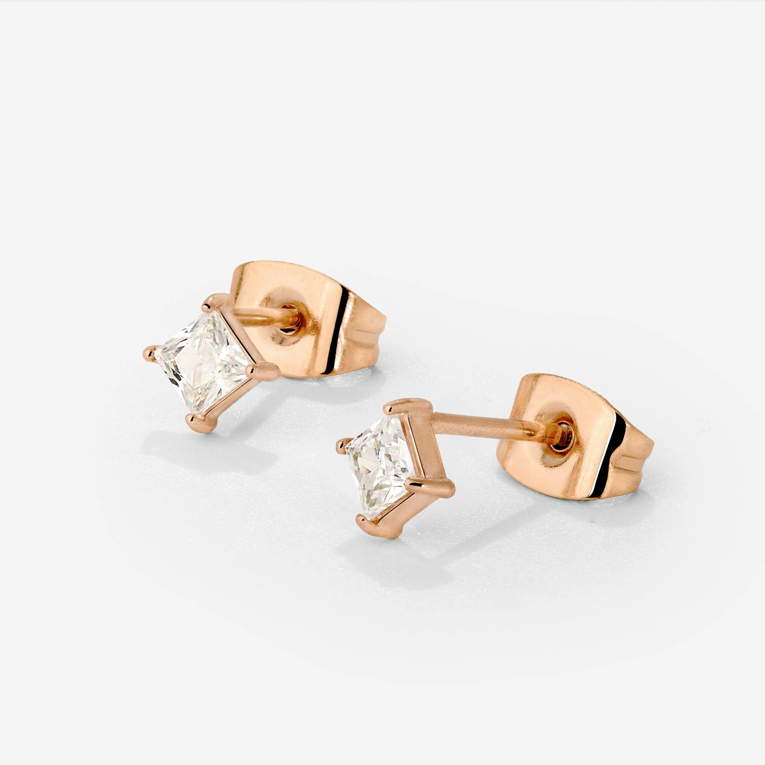 North Star Studs Rose Gold - Image 4