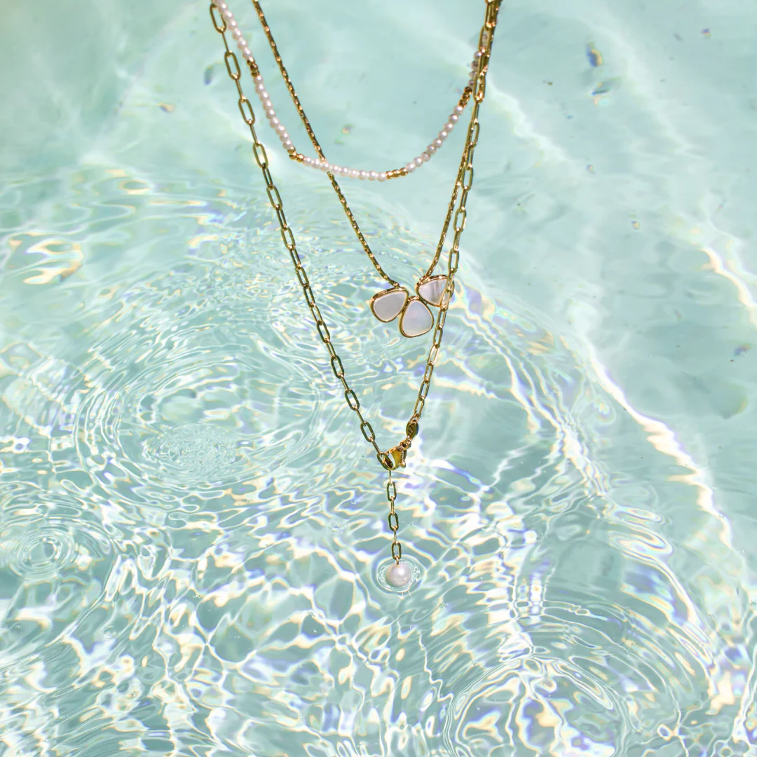 Ocean Find Y-Necklace Rose Gold - Image 4
