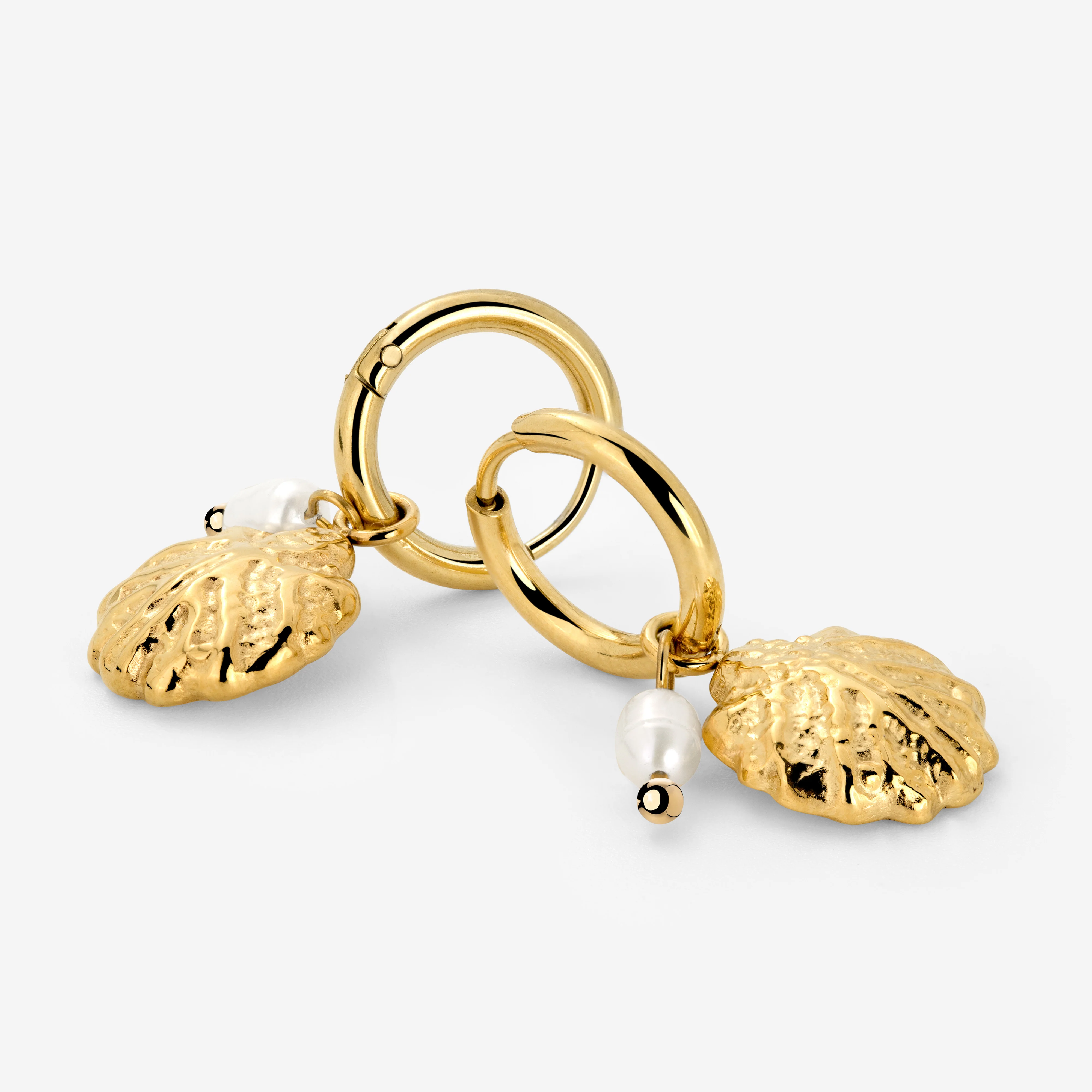 Ocean Lovers Hoop Set Small Gold - Image 4