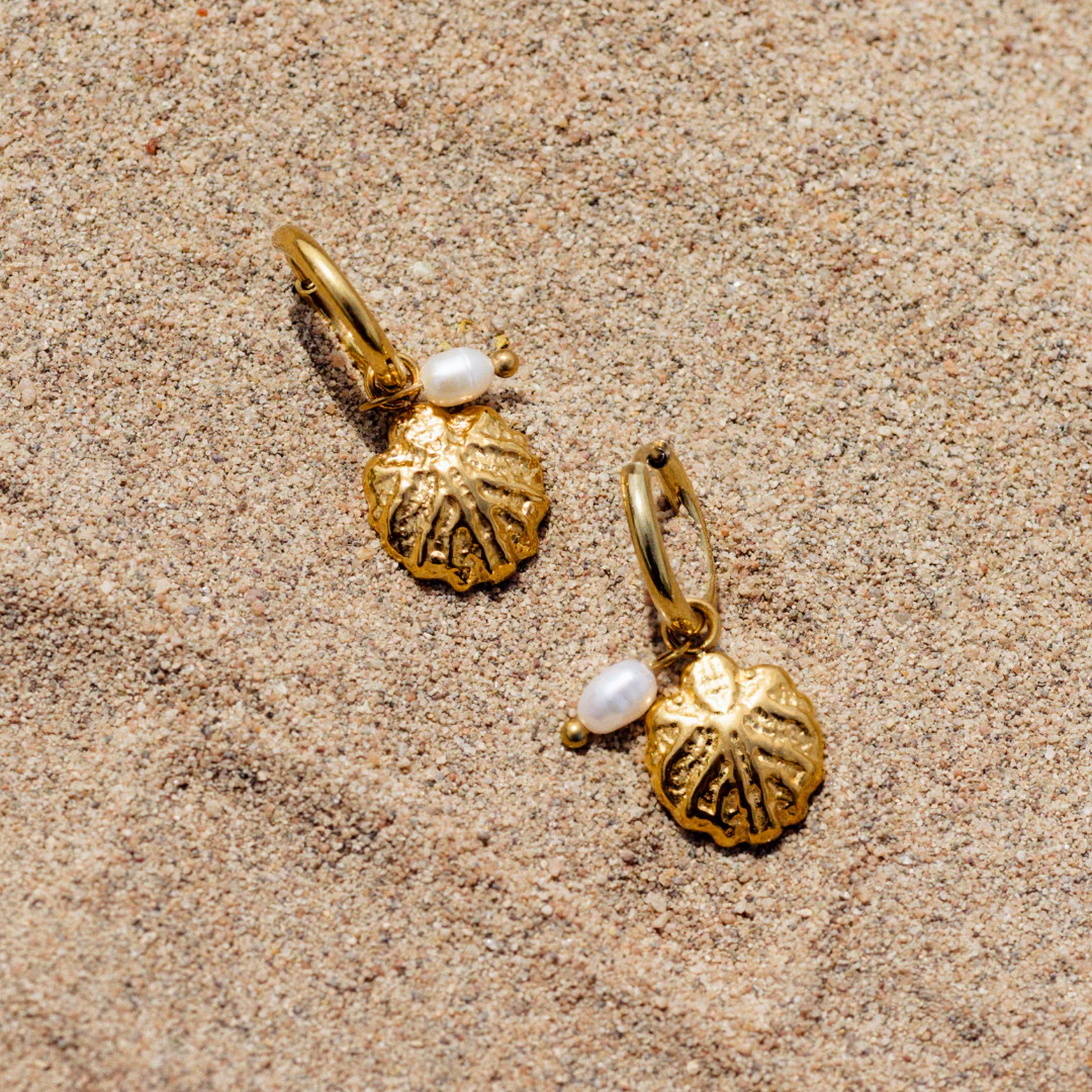 Ocean Lovers Hoop Set Small Gold - Image 5
