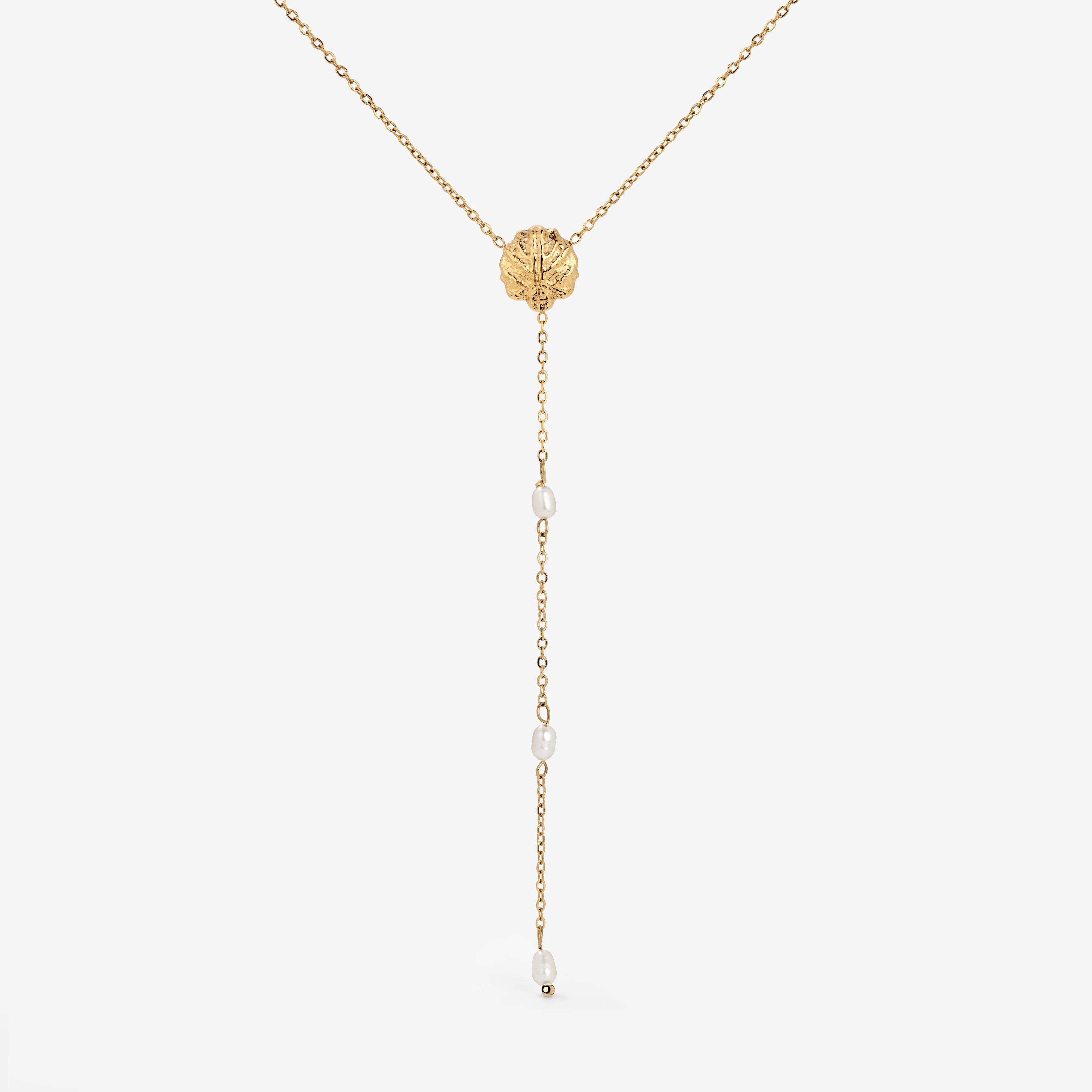 Ocean Lovers Y-Necklace Gold