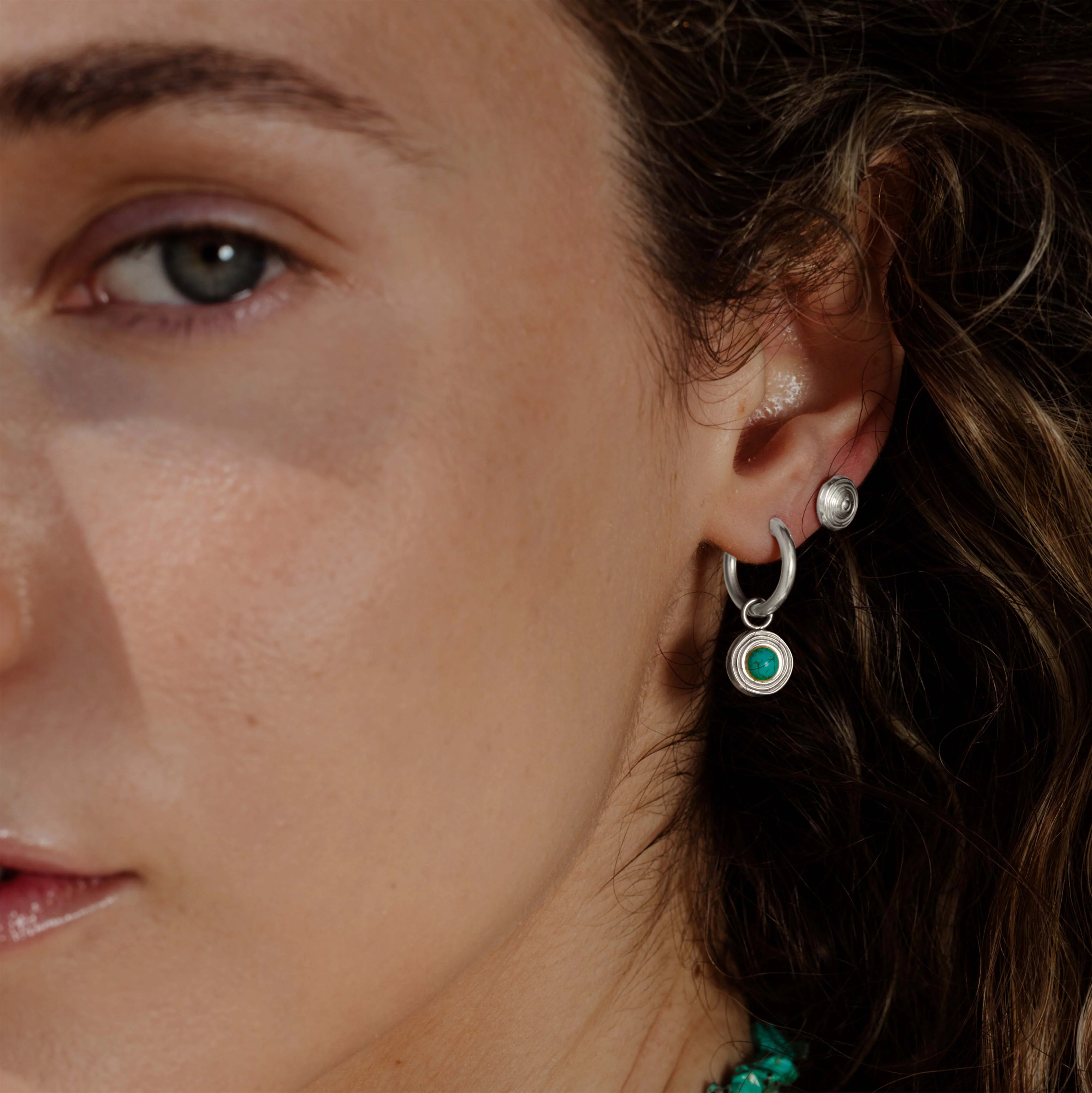 Ocean's Echo Studs Silver - Image 3