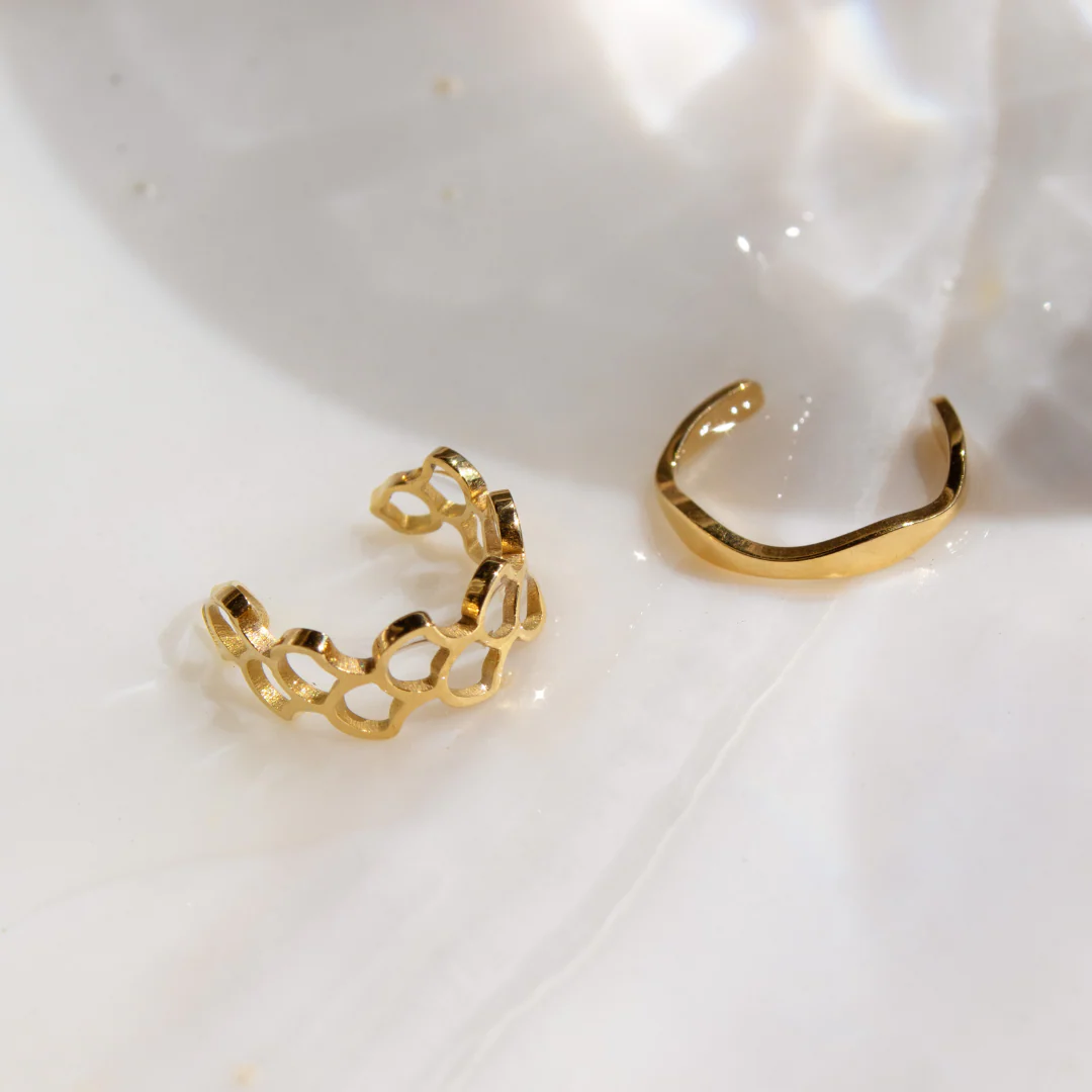 Offbeat Ear Cuff Rose Gold - Image 3