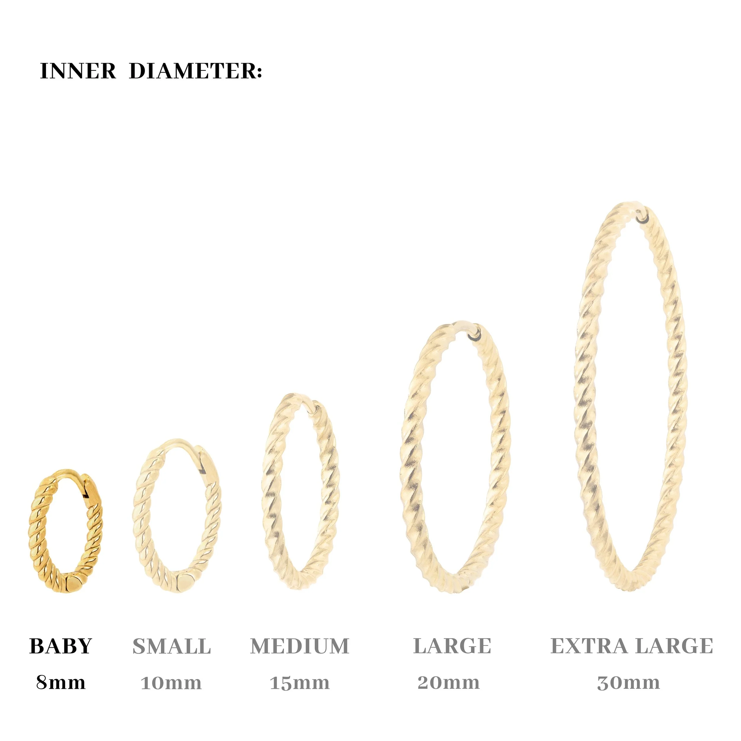 Twisted Hoop Set Baby - Image 4