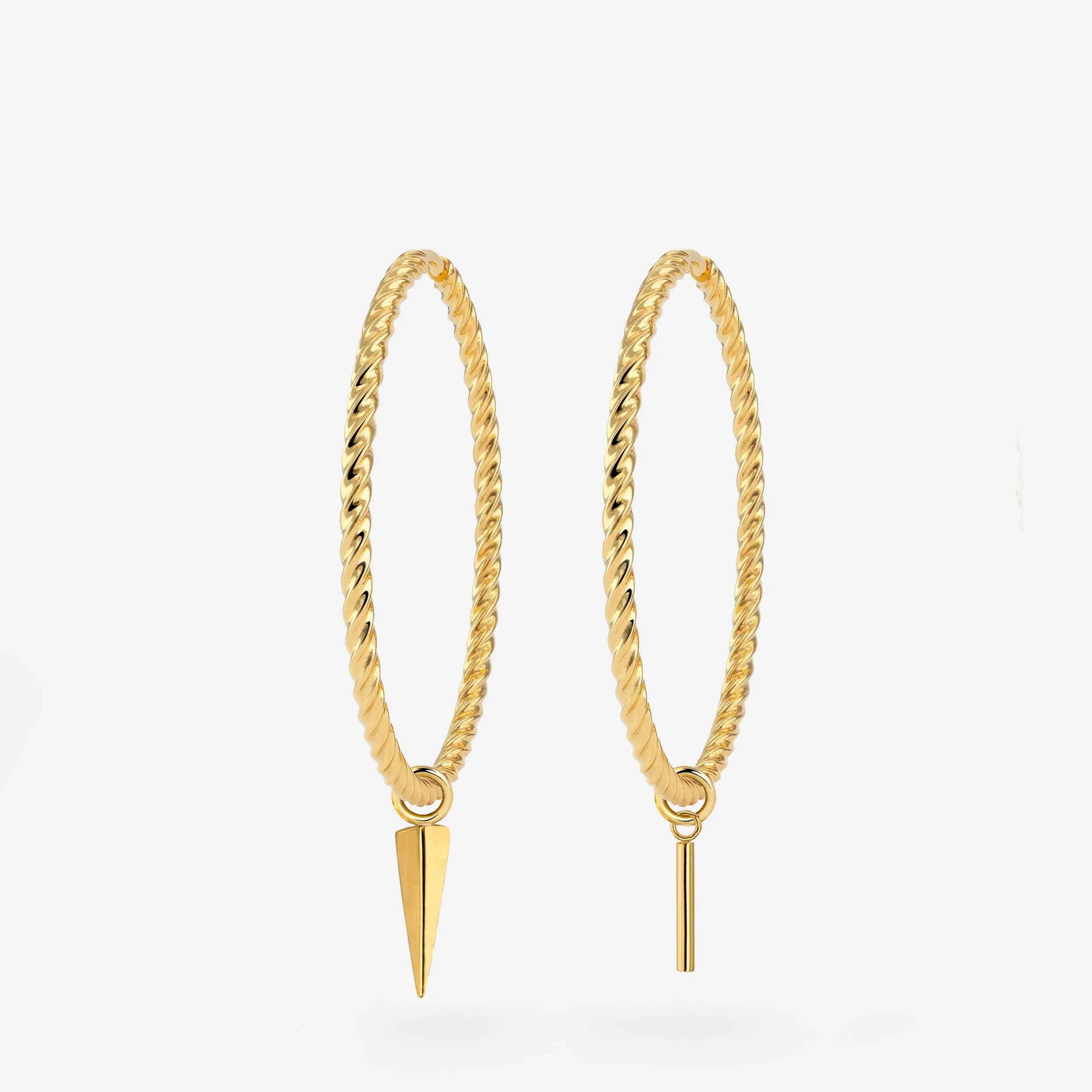 Twisted Hoop Set Extra Large - Image 16