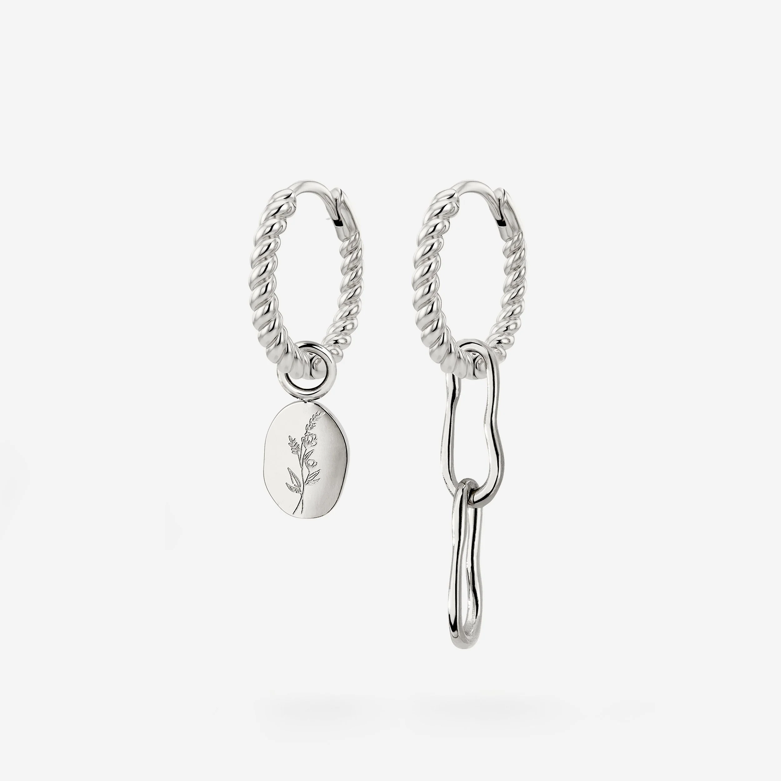 Twisted Hoop Set Small - Image 16