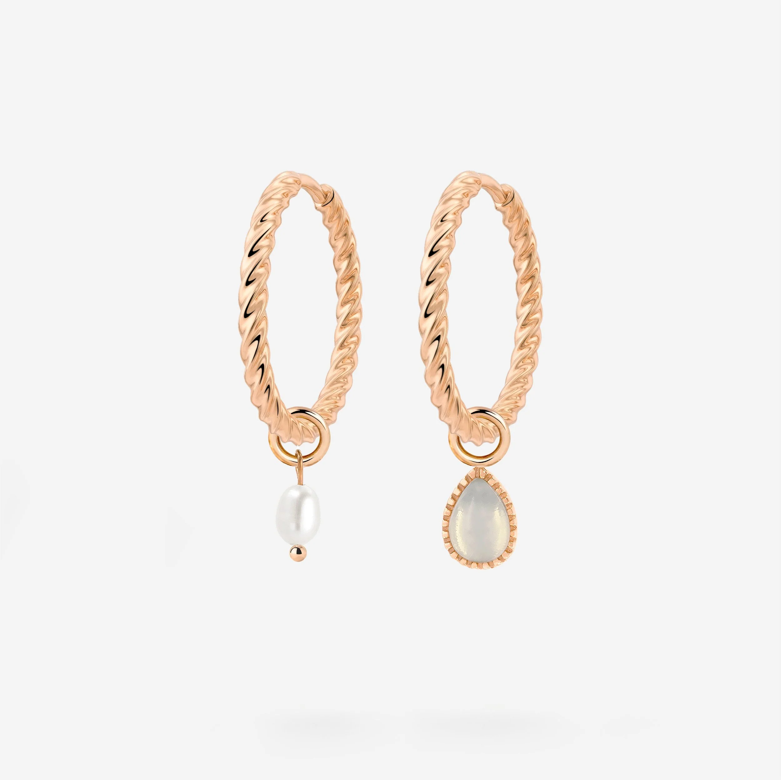 Twisted Hoop Set Medium - Image 18