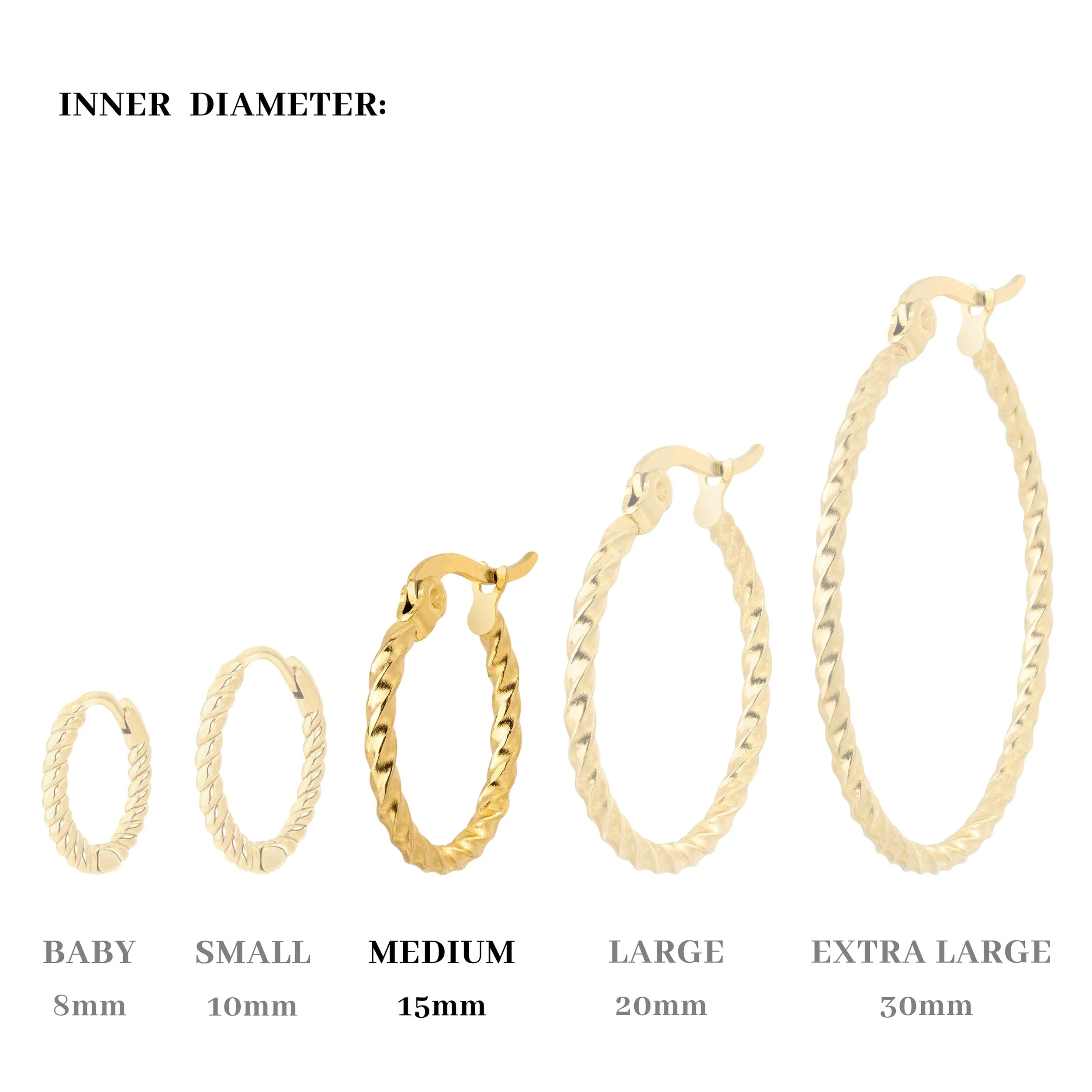 Twisted Hoops Medium (alt) - Image 5