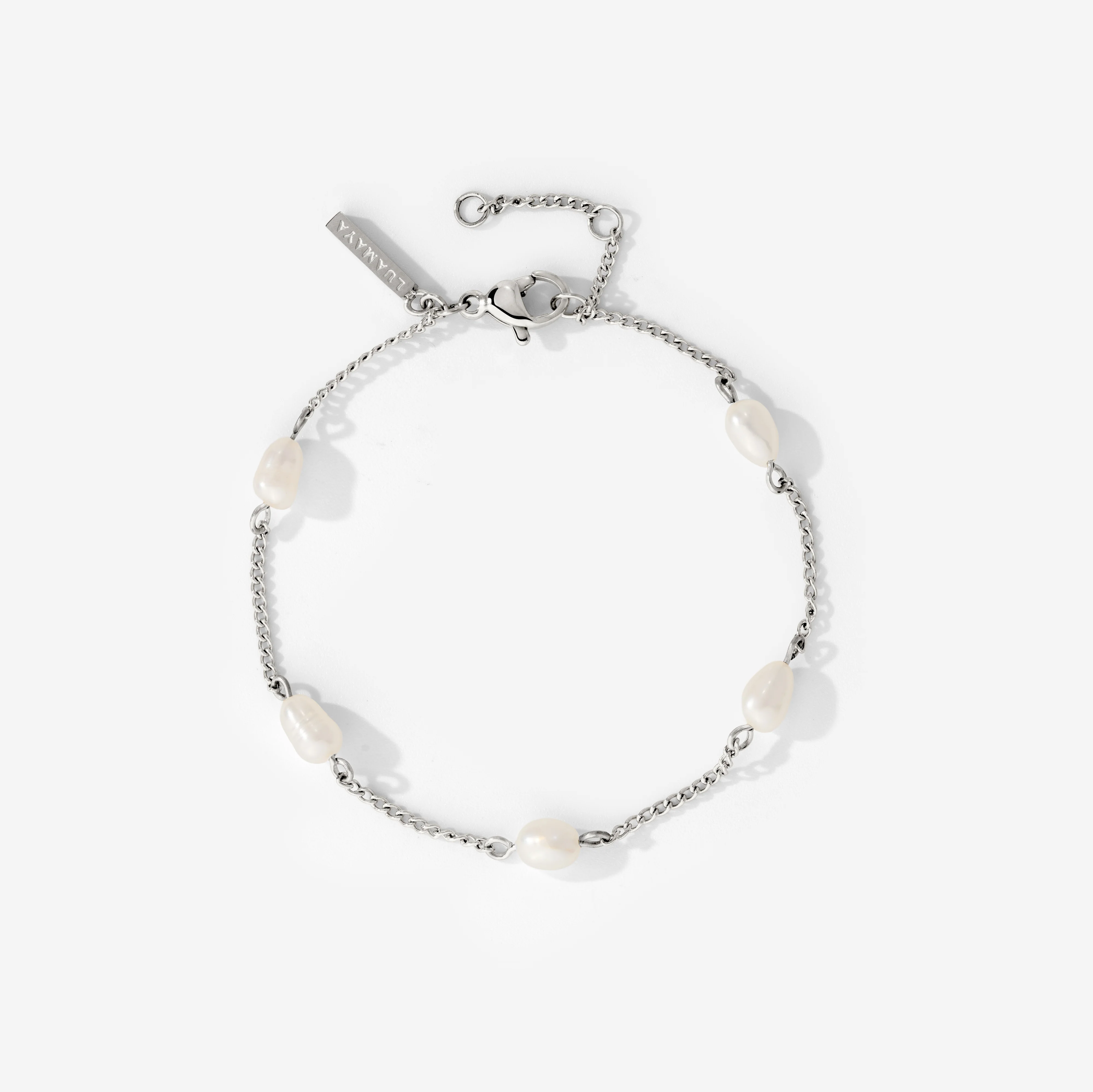 Pearl after Pearl Bracelet Silver