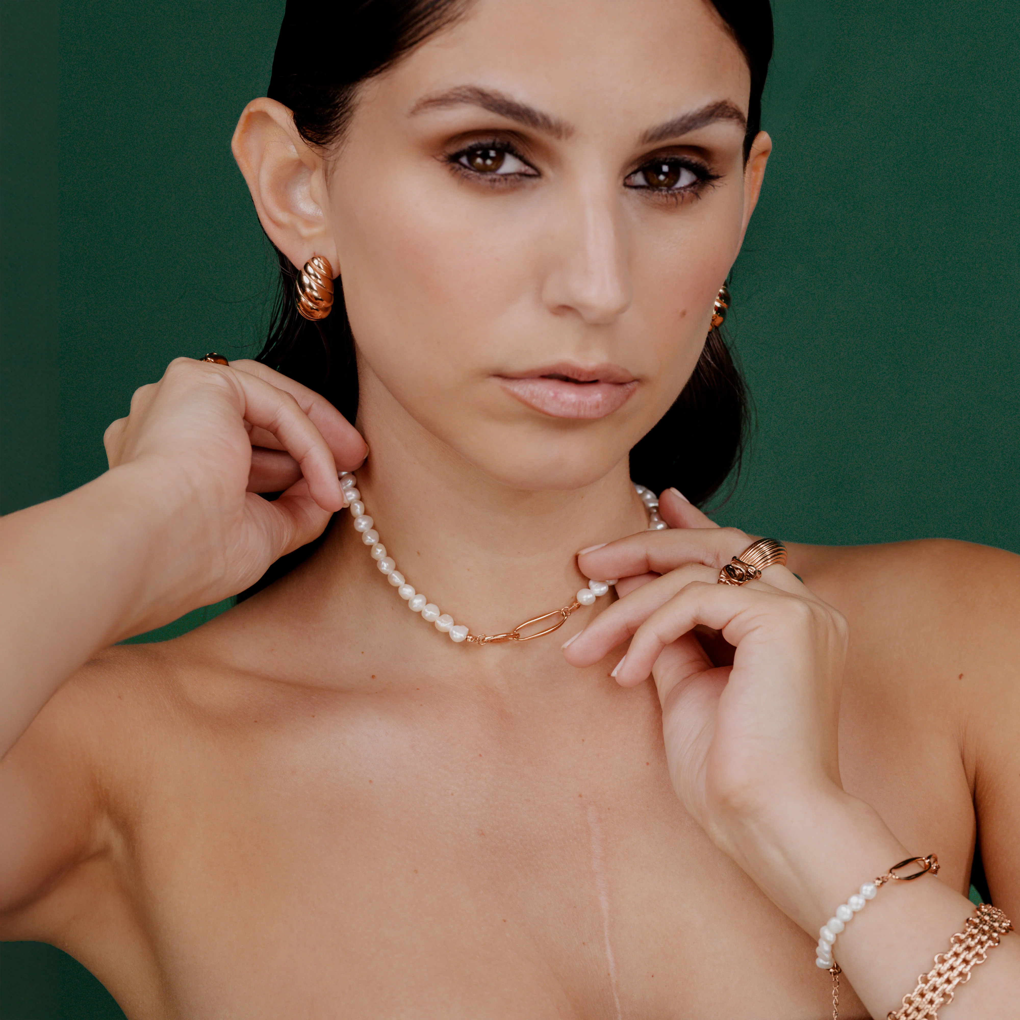 Pearl 'n' Twist Bundle Rose Gold - Image 2