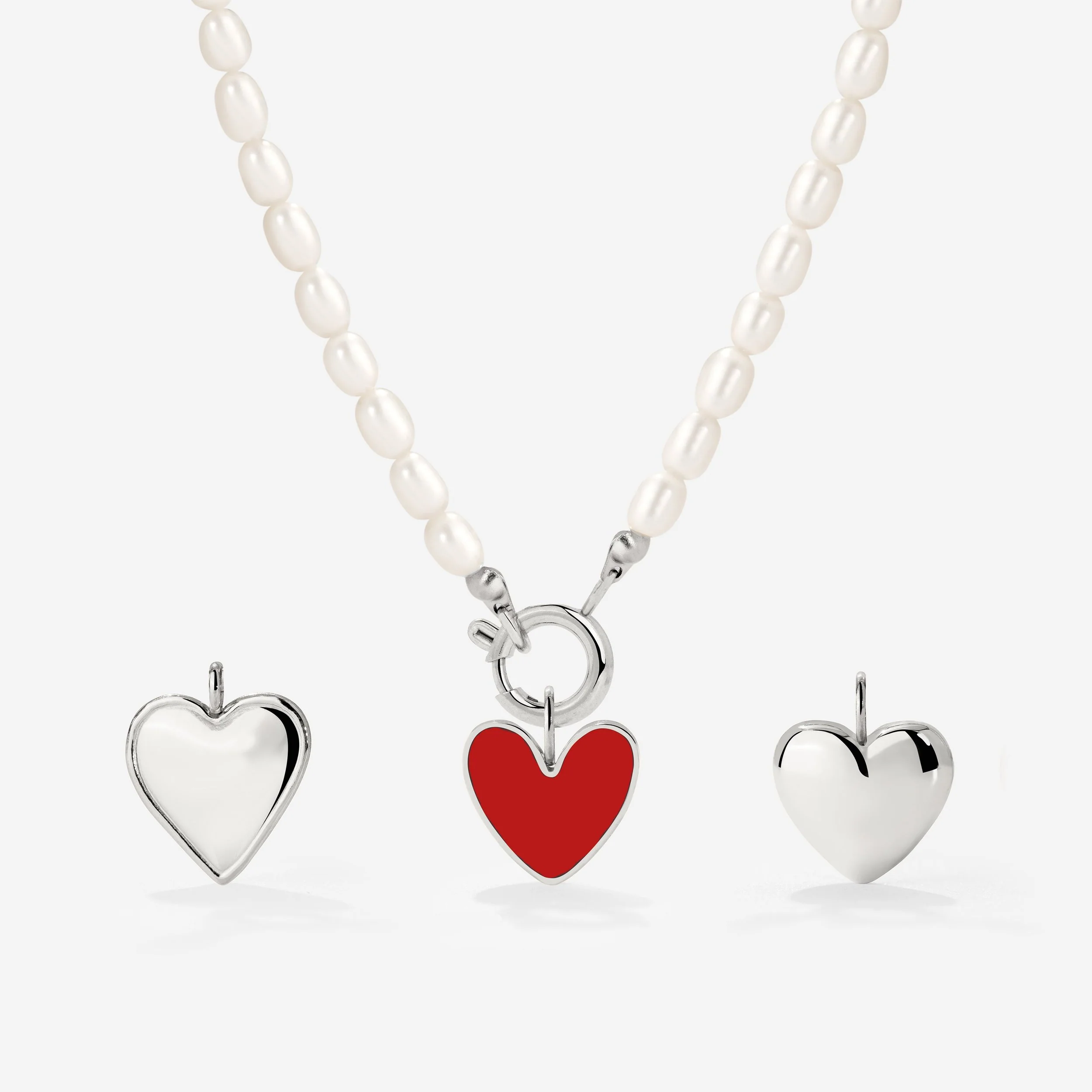 Pearly Charm Necklace Set - Image 12