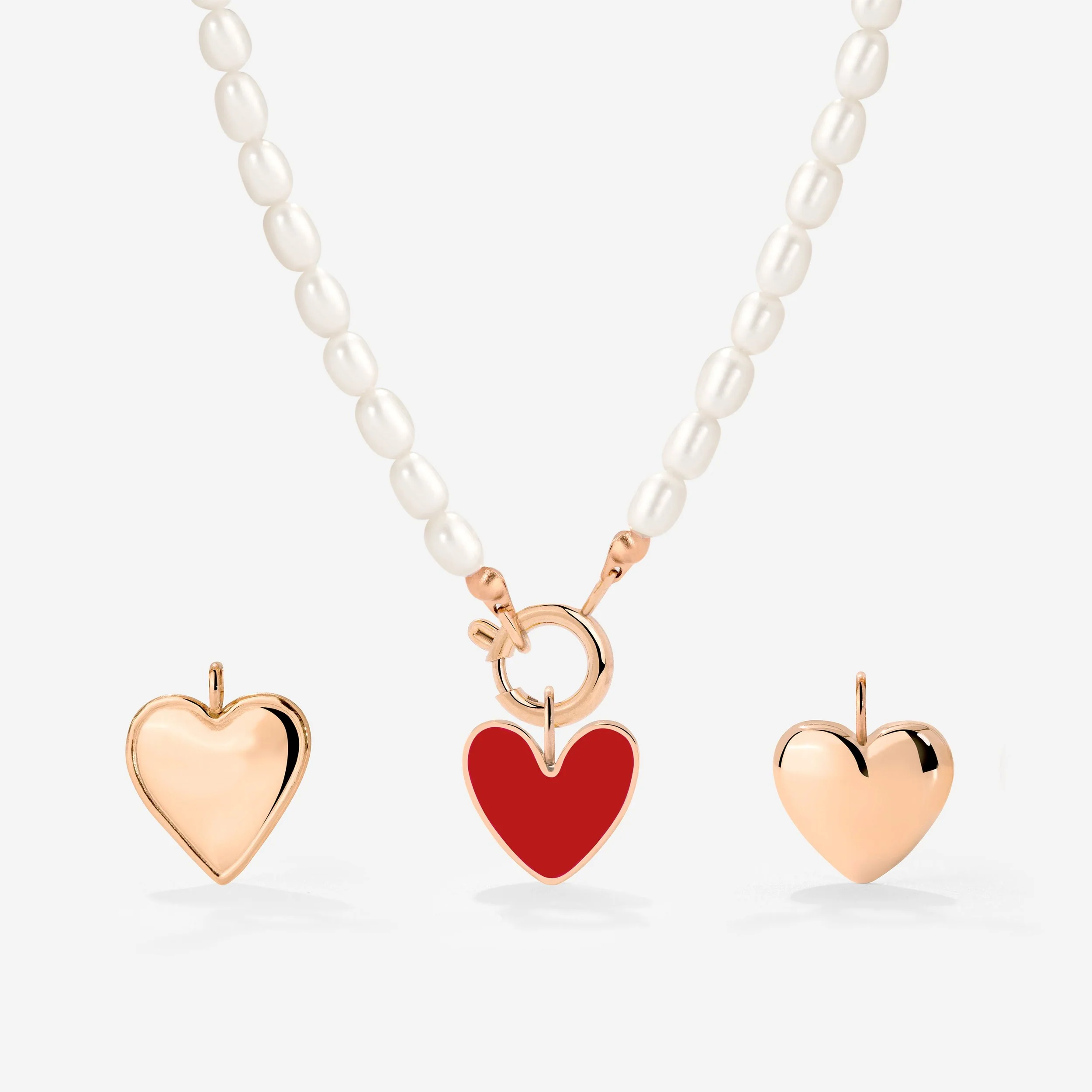 Pearly Charm Necklace Set - Image 13