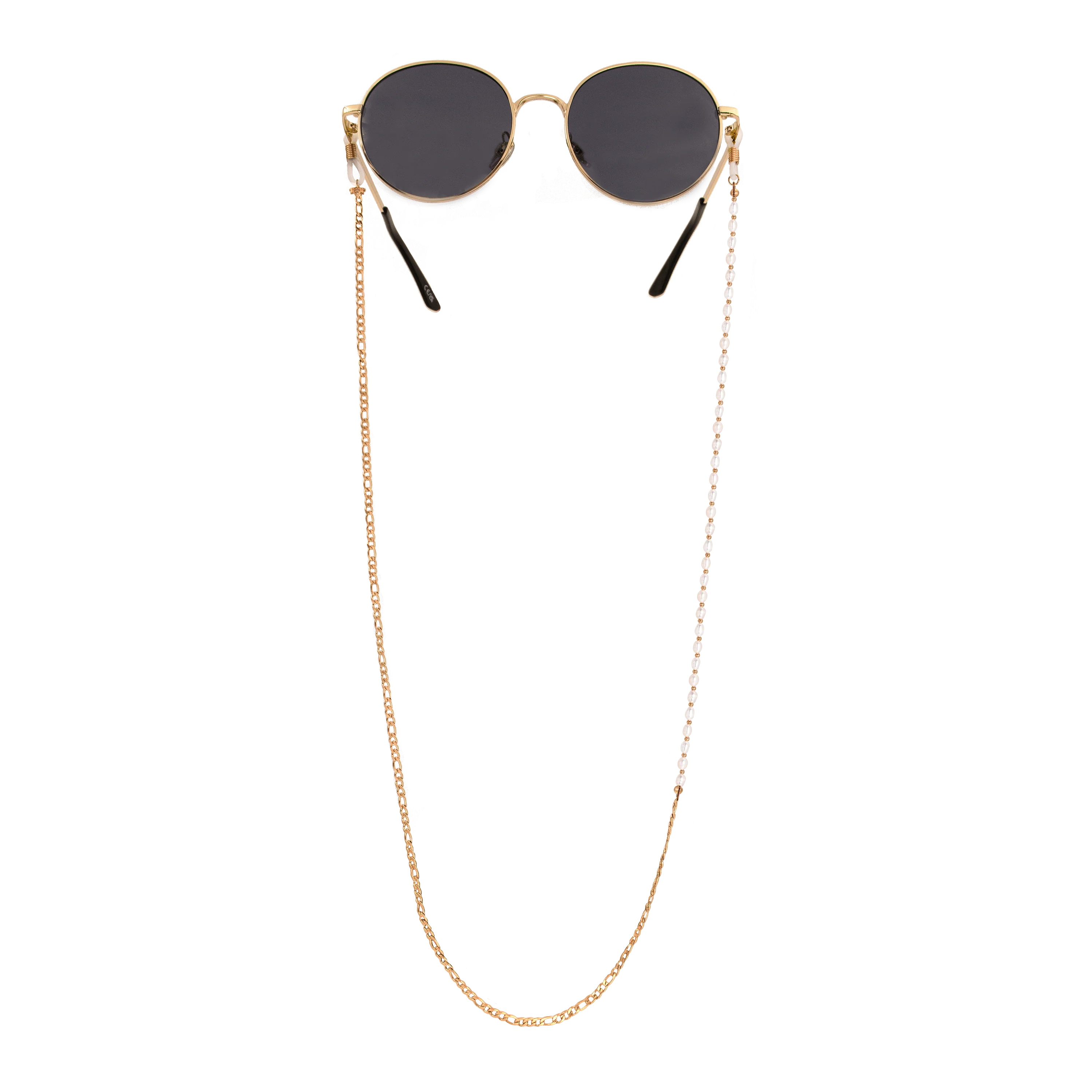 Pearly Sunglasses Chain Rose Gold