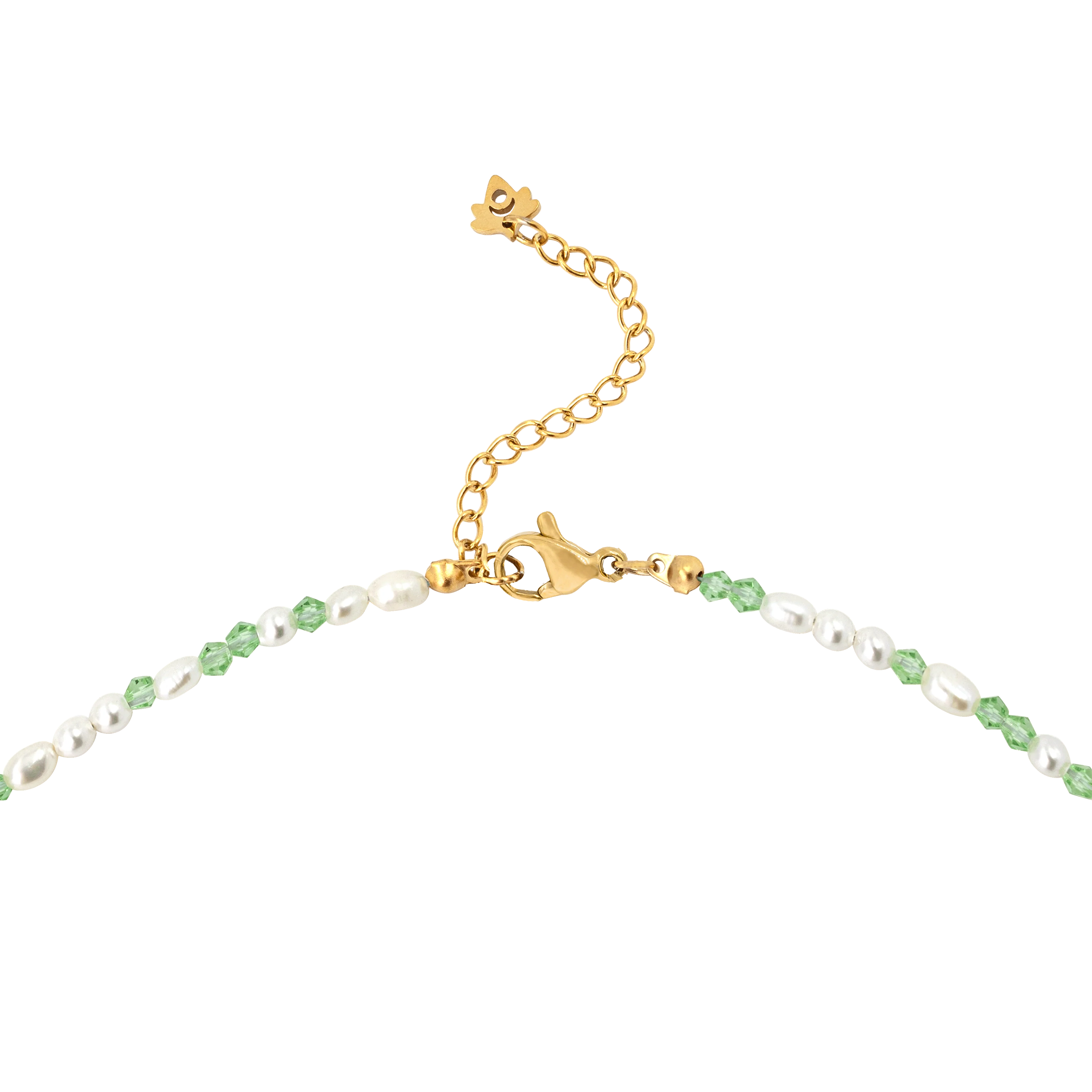Perlita Verde Necklace Gold - Image 3