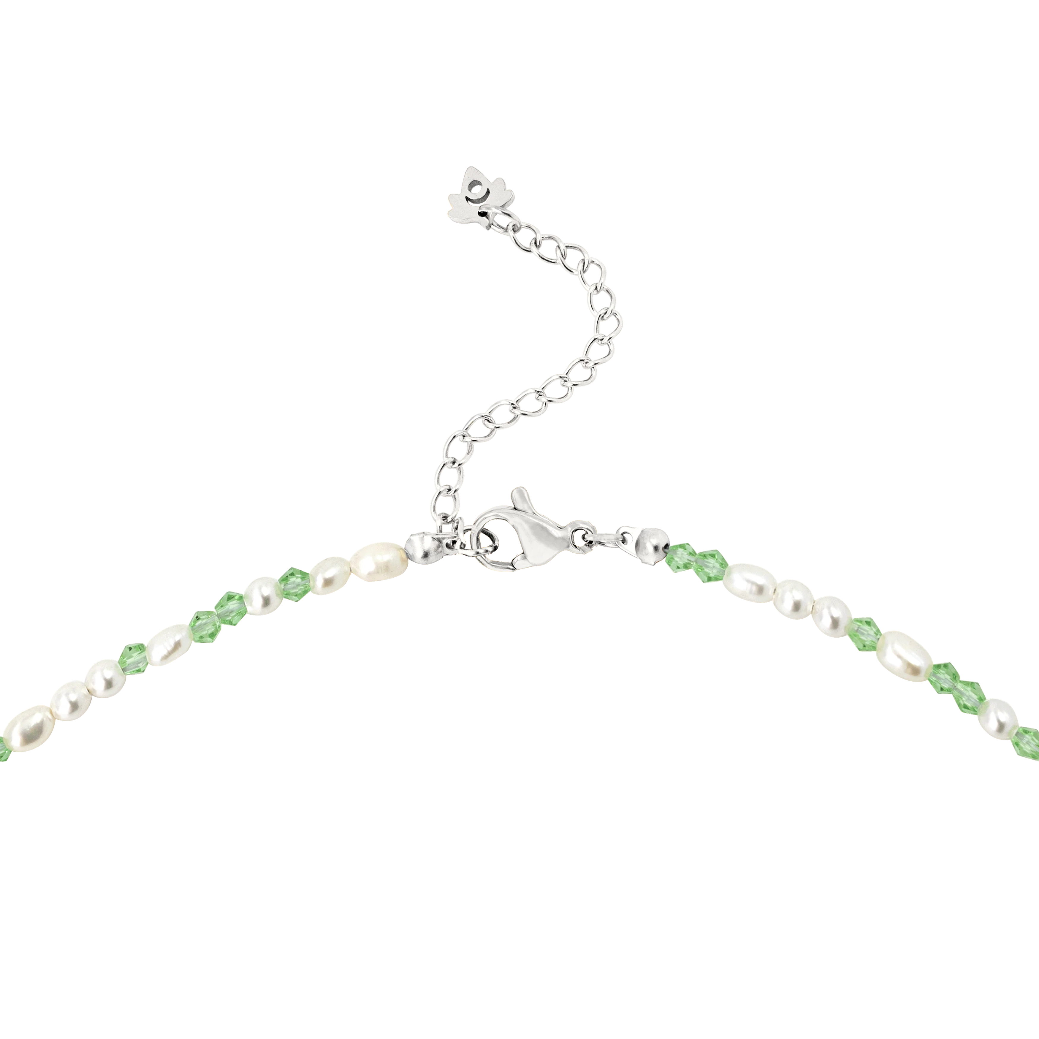 Perlita Verde Necklace Silver - Image 3