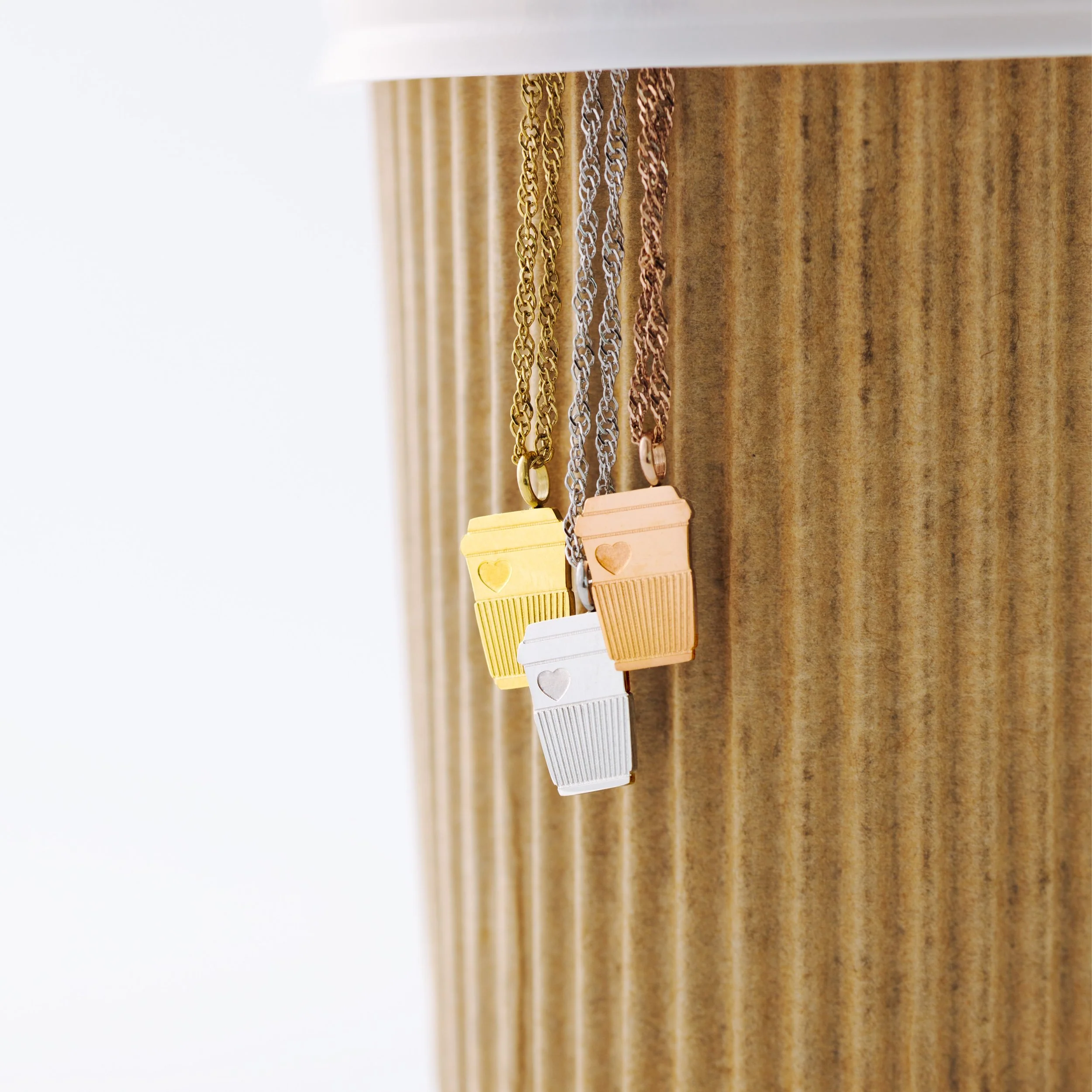 Petit Café Necklace Rose Gold - Image 5