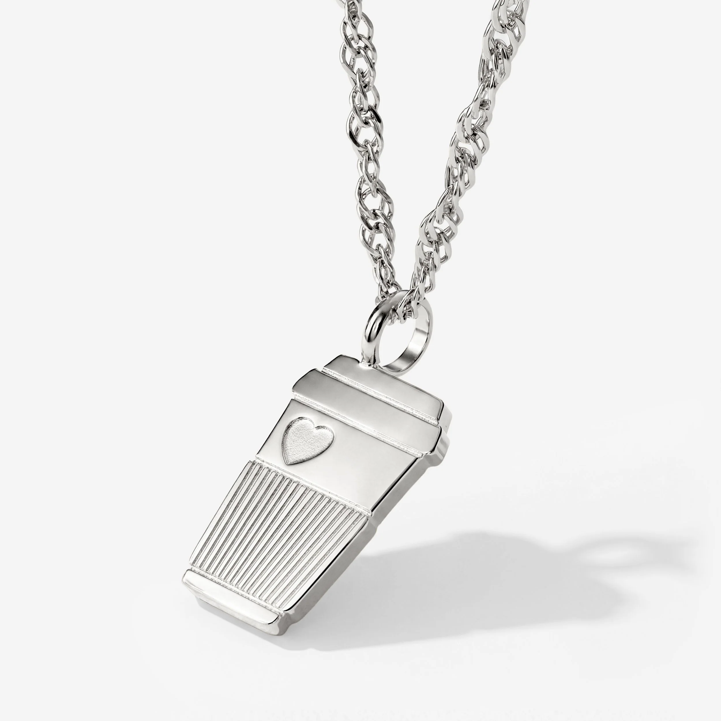 Petit Café Necklace Silver - Image 3