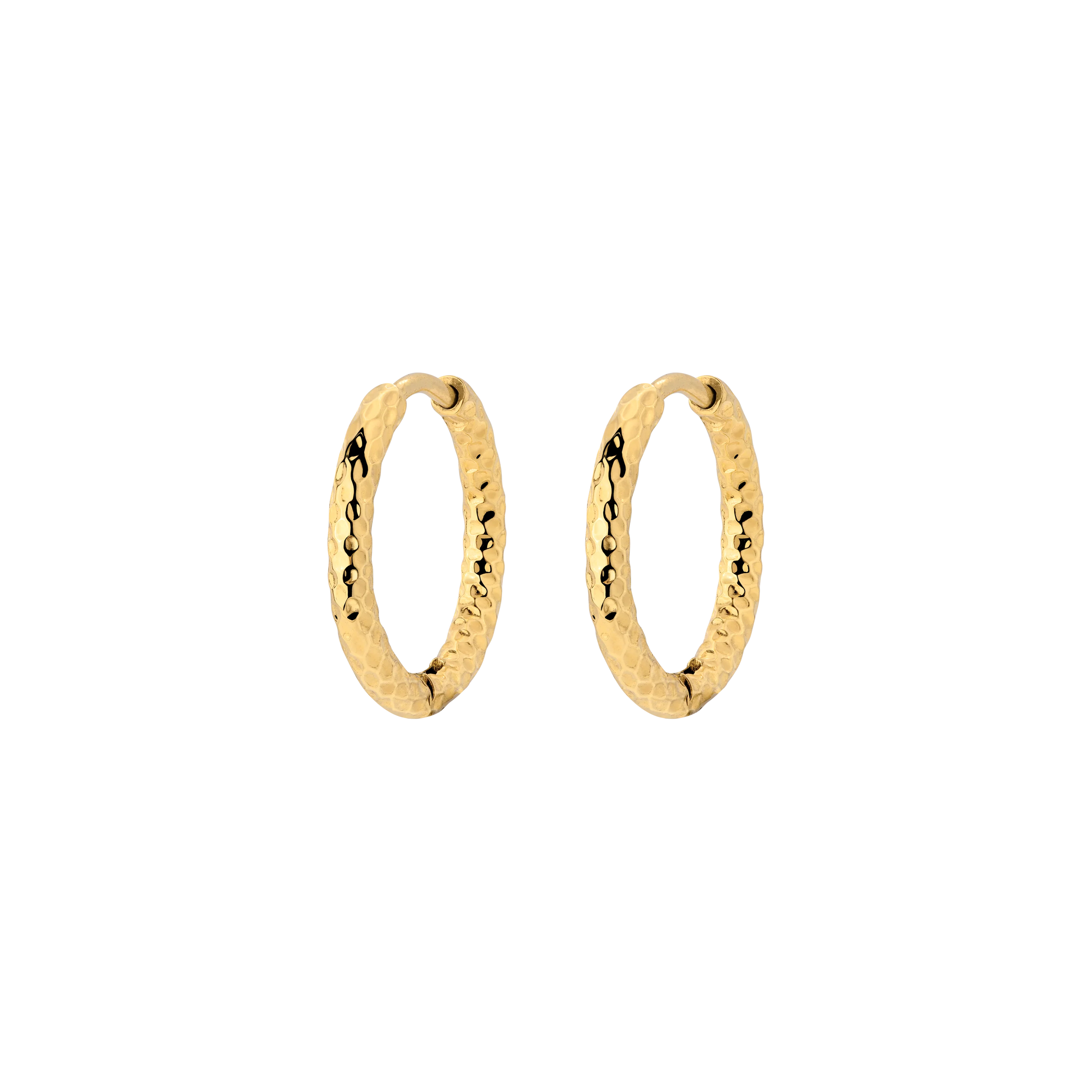 Prism Hoops Small Gold