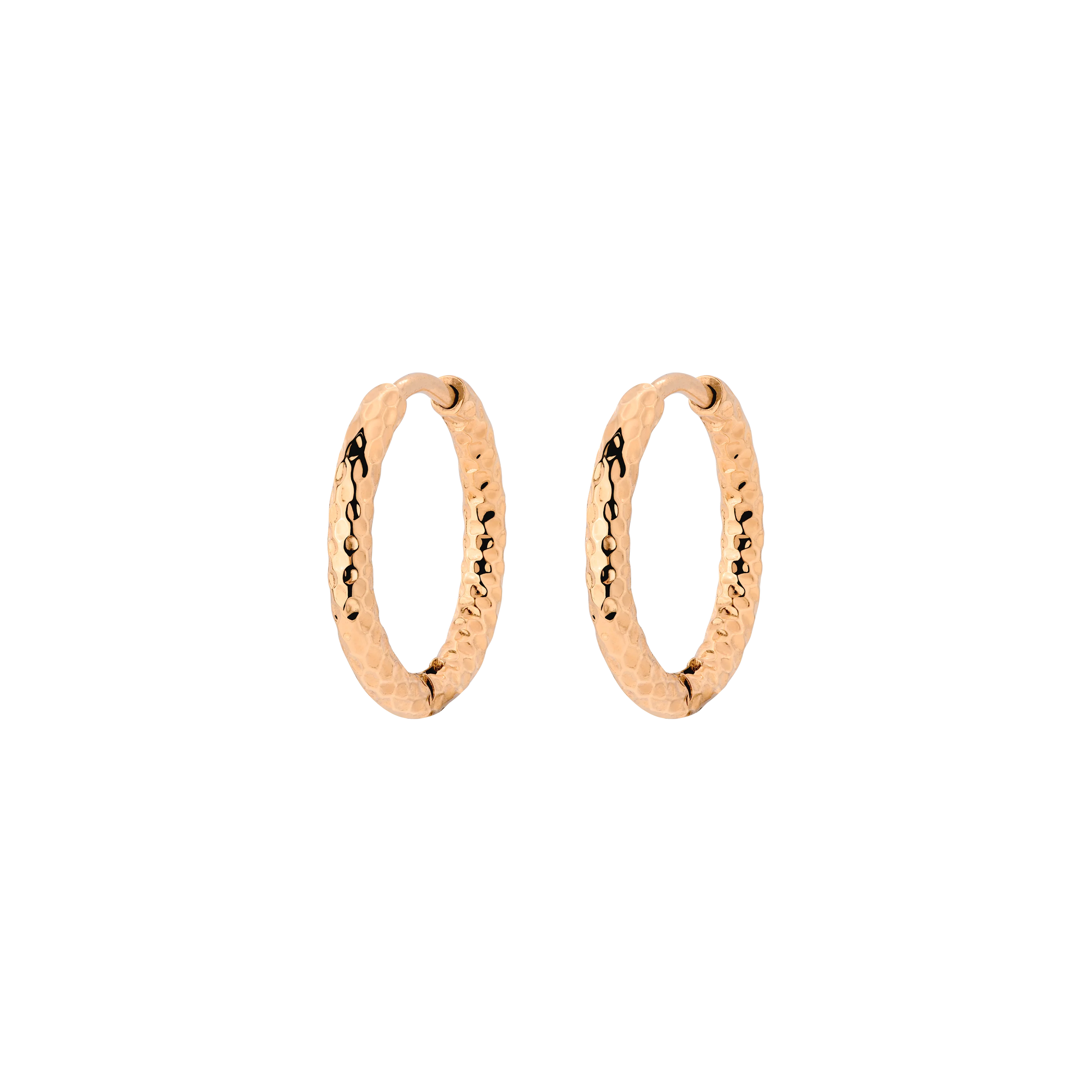 Prism Hoops Small Rose Gold