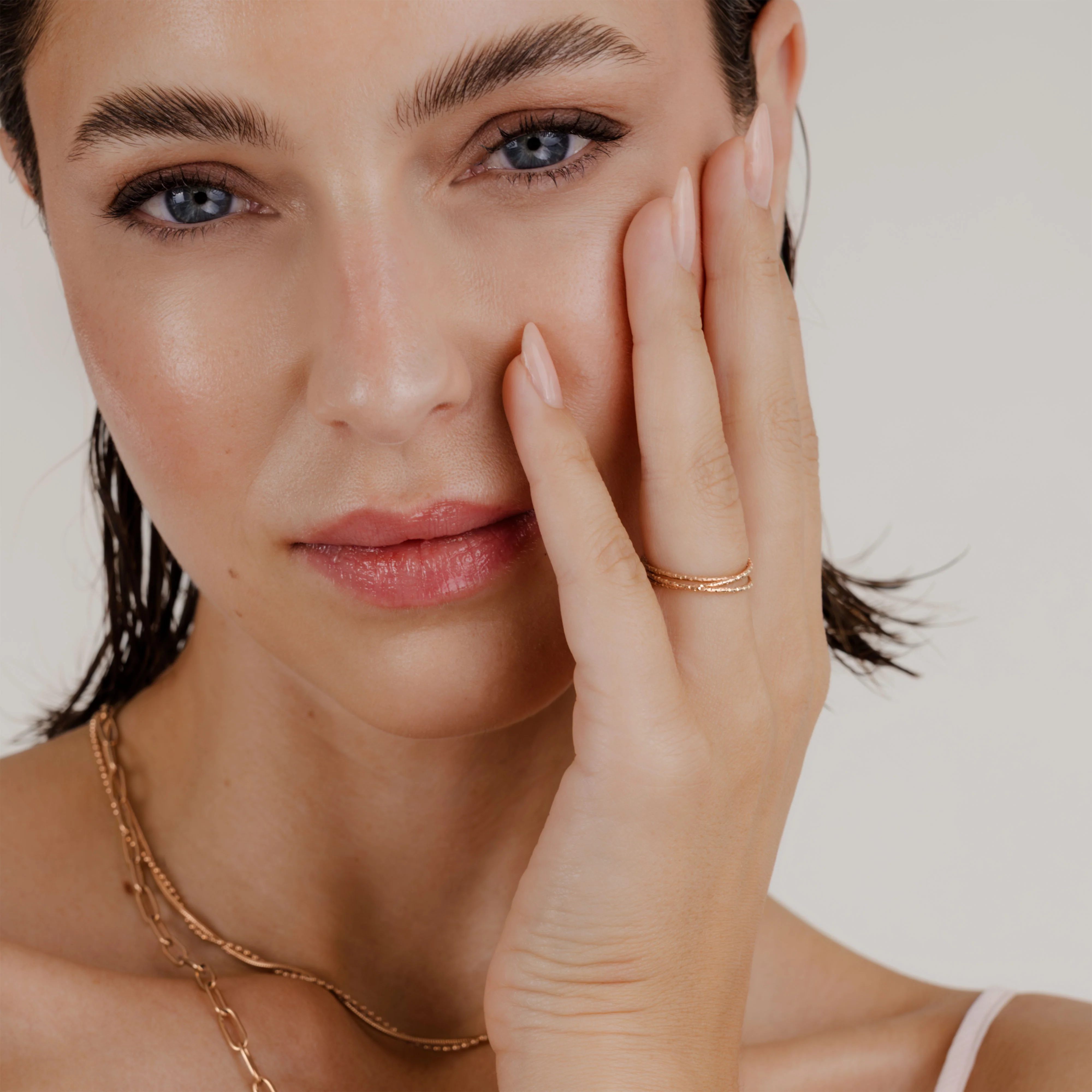 Prism Trio Ring Rose Gold - Image 2