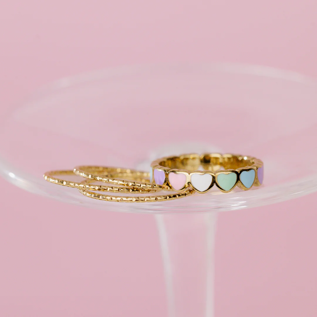 Prism Trio Ring Rose Gold - Image 4