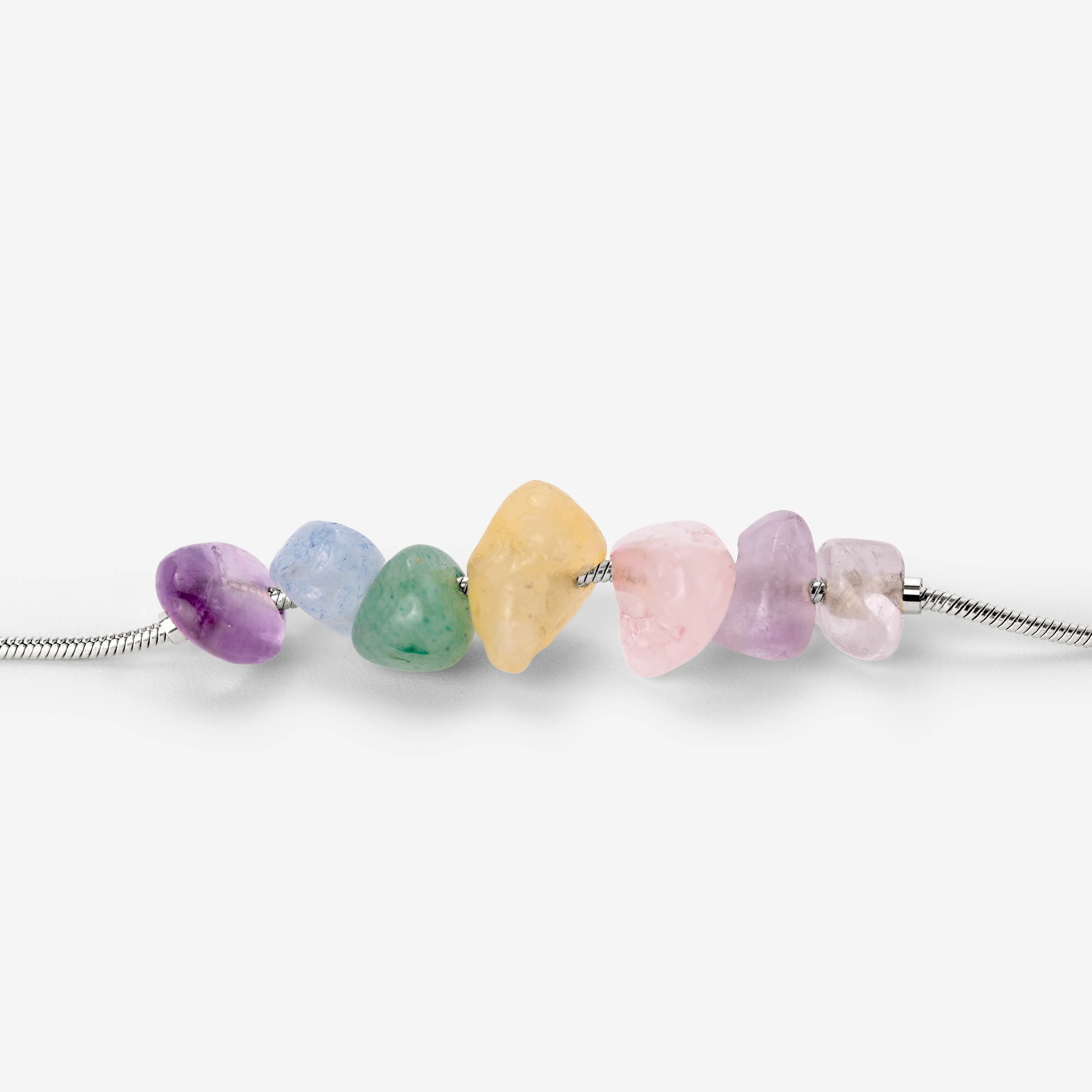 Radiant Romy Necklace Silver - Image 3