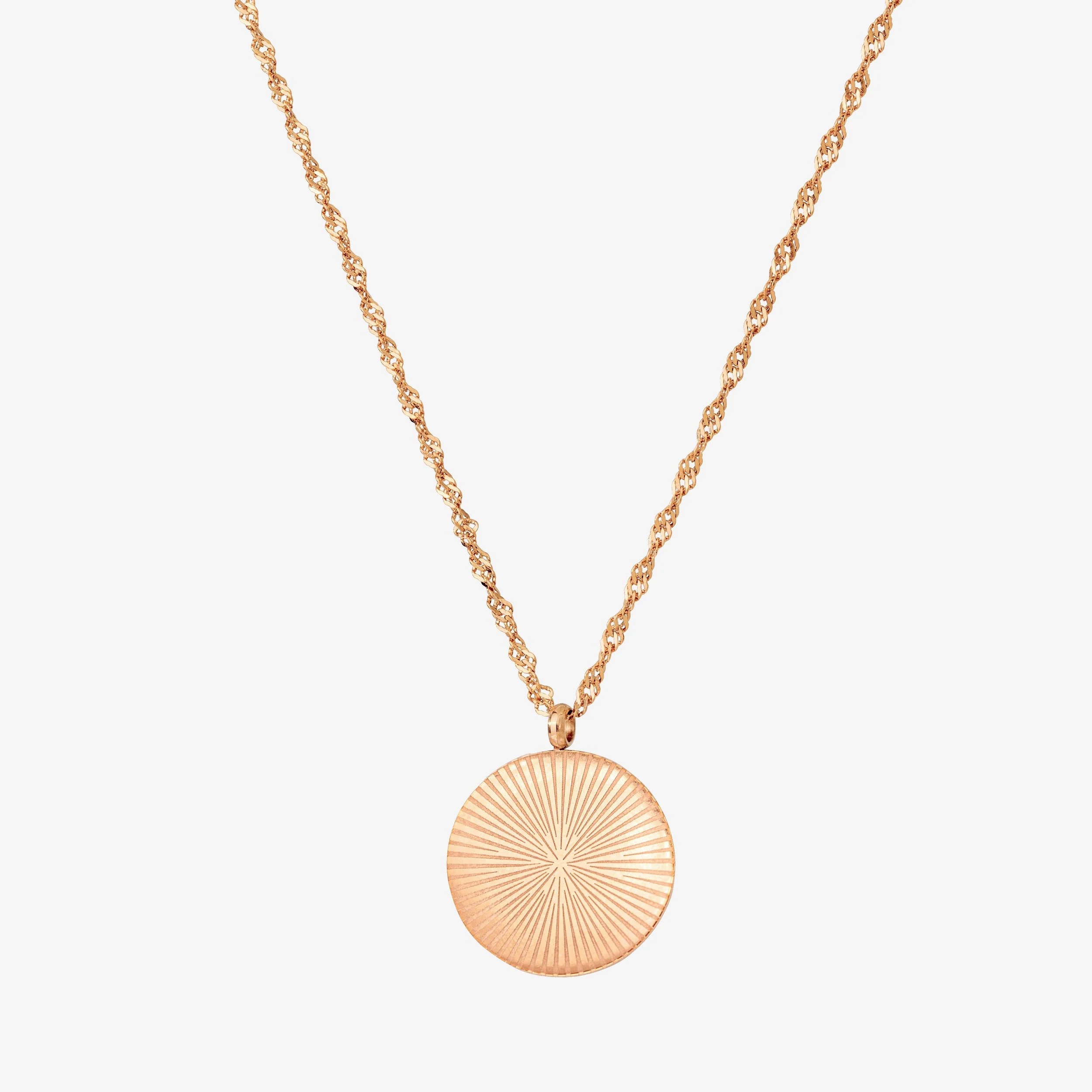 Rise & Shine Necklace Rose Gold