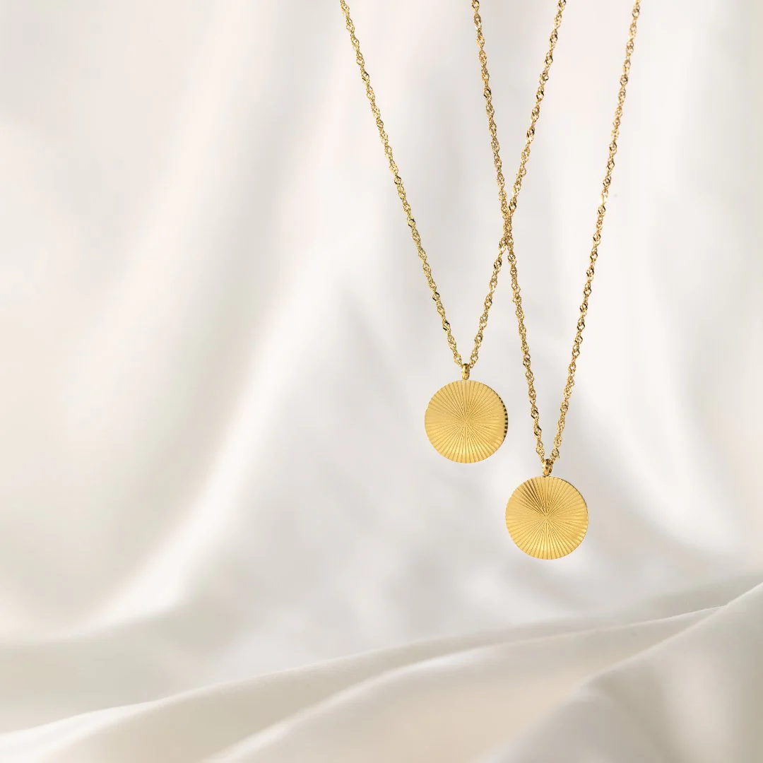 Rise & Shine Necklace Rose Gold - Image 5