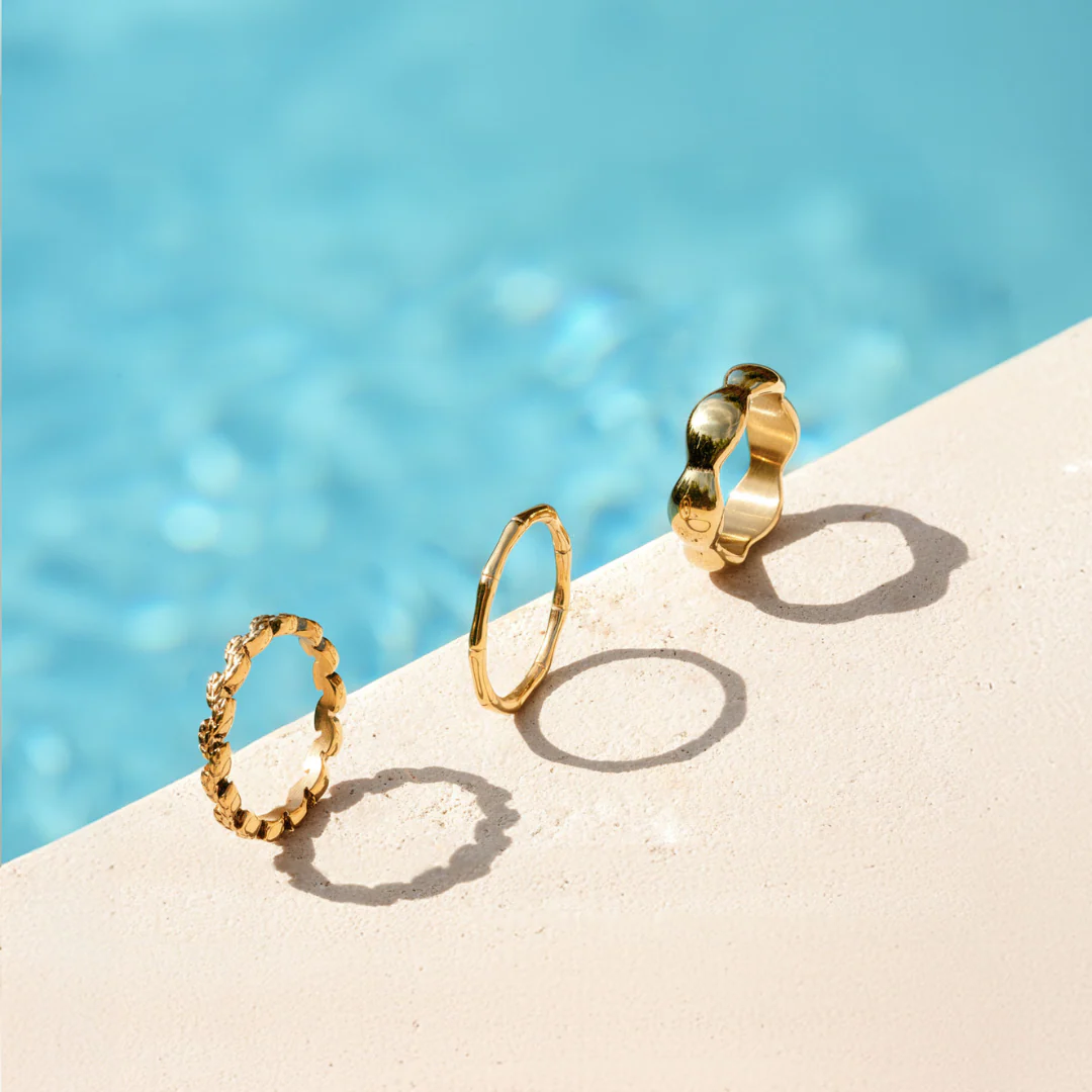 Rolling Hills Ring Gold - Image 3