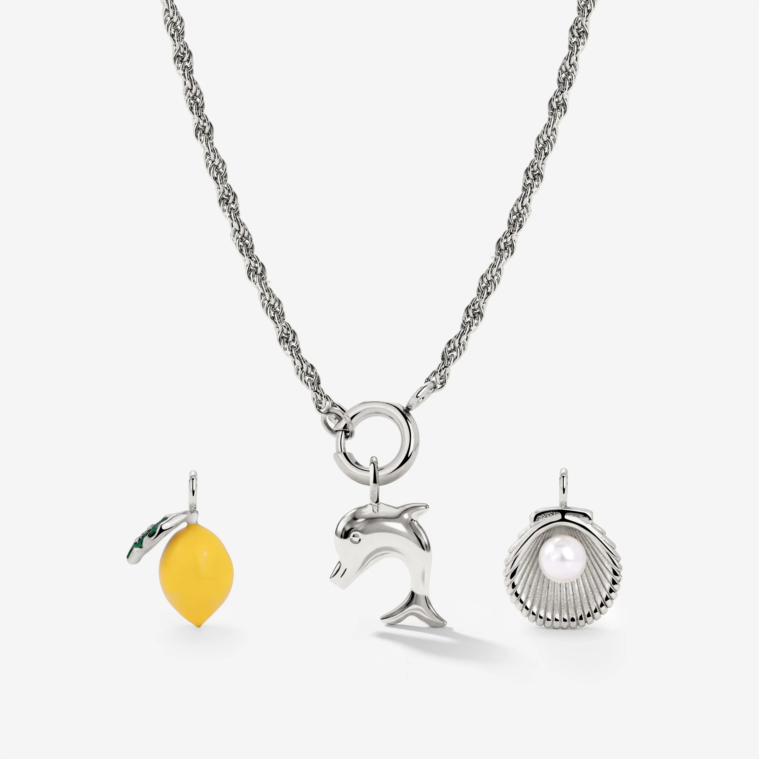 Rope Chain Charm Necklace Set - Image 15