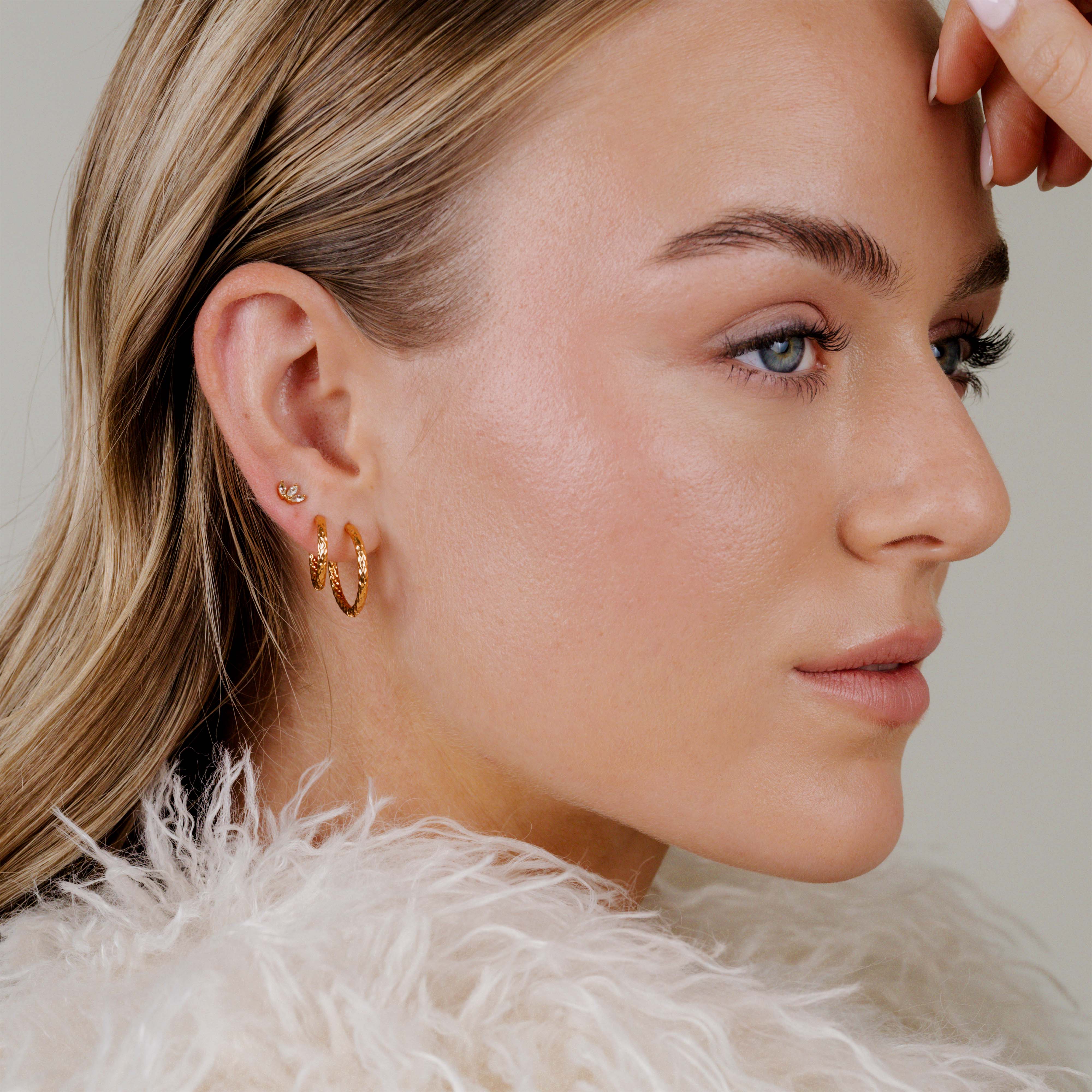 Royalty Studs Rose Gold - Image 3
