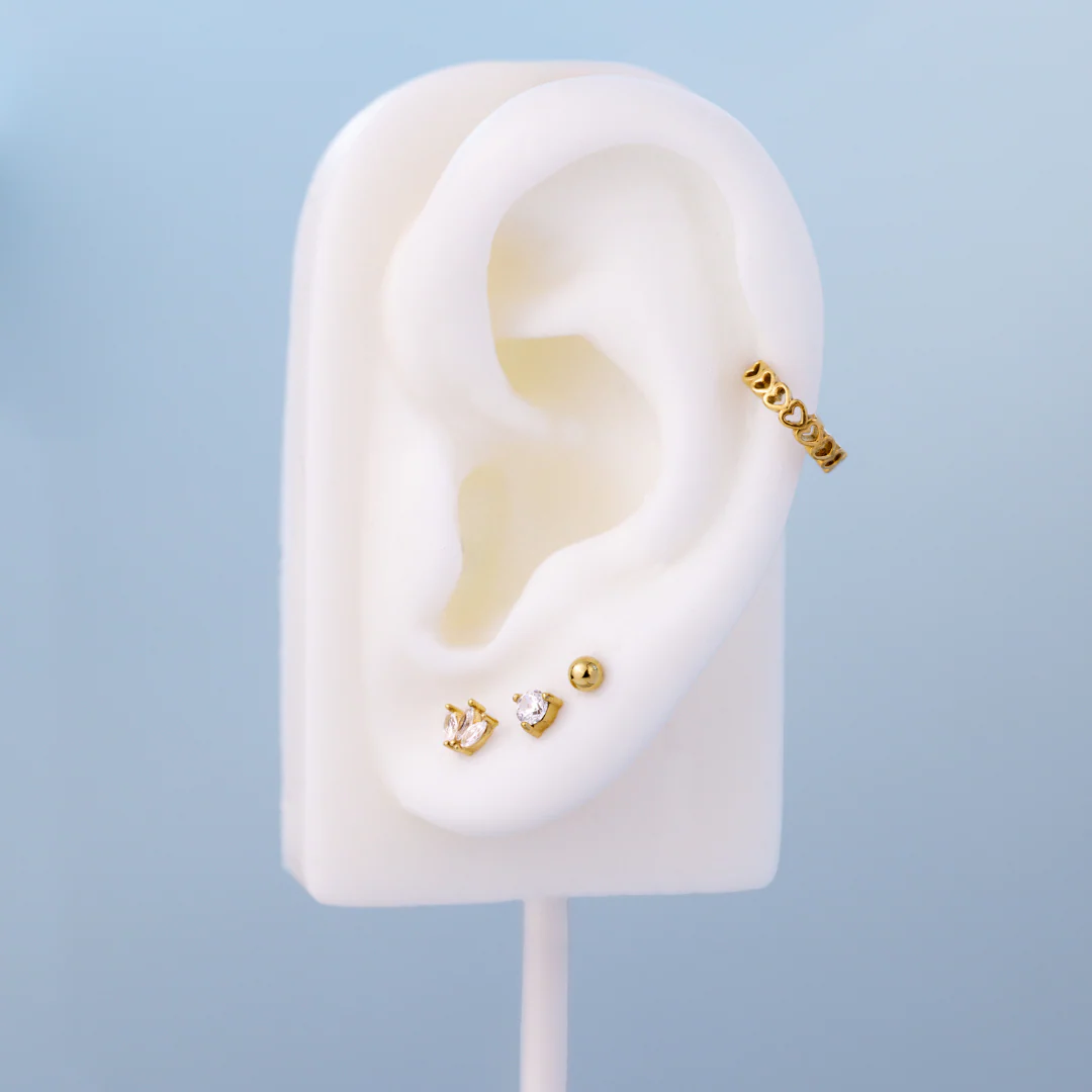 Royalty Studs Rose Gold - Image 5