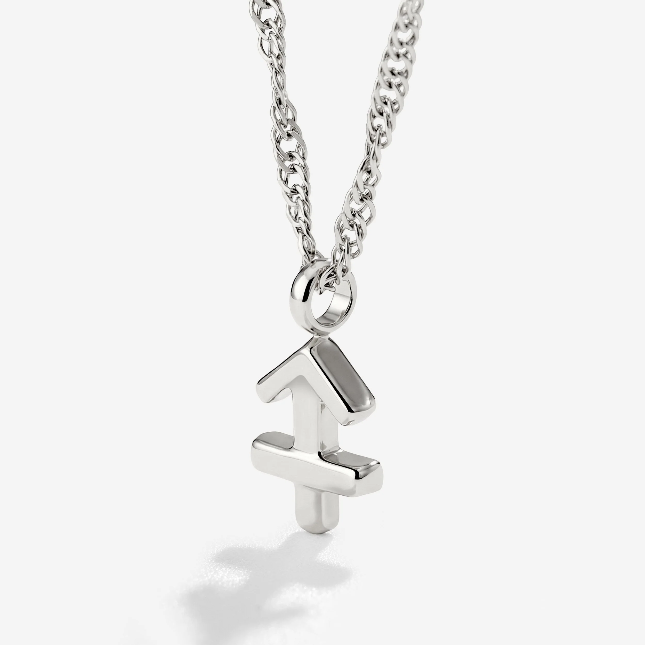 Sagittarius Bubble Necklace Silver - Image 3