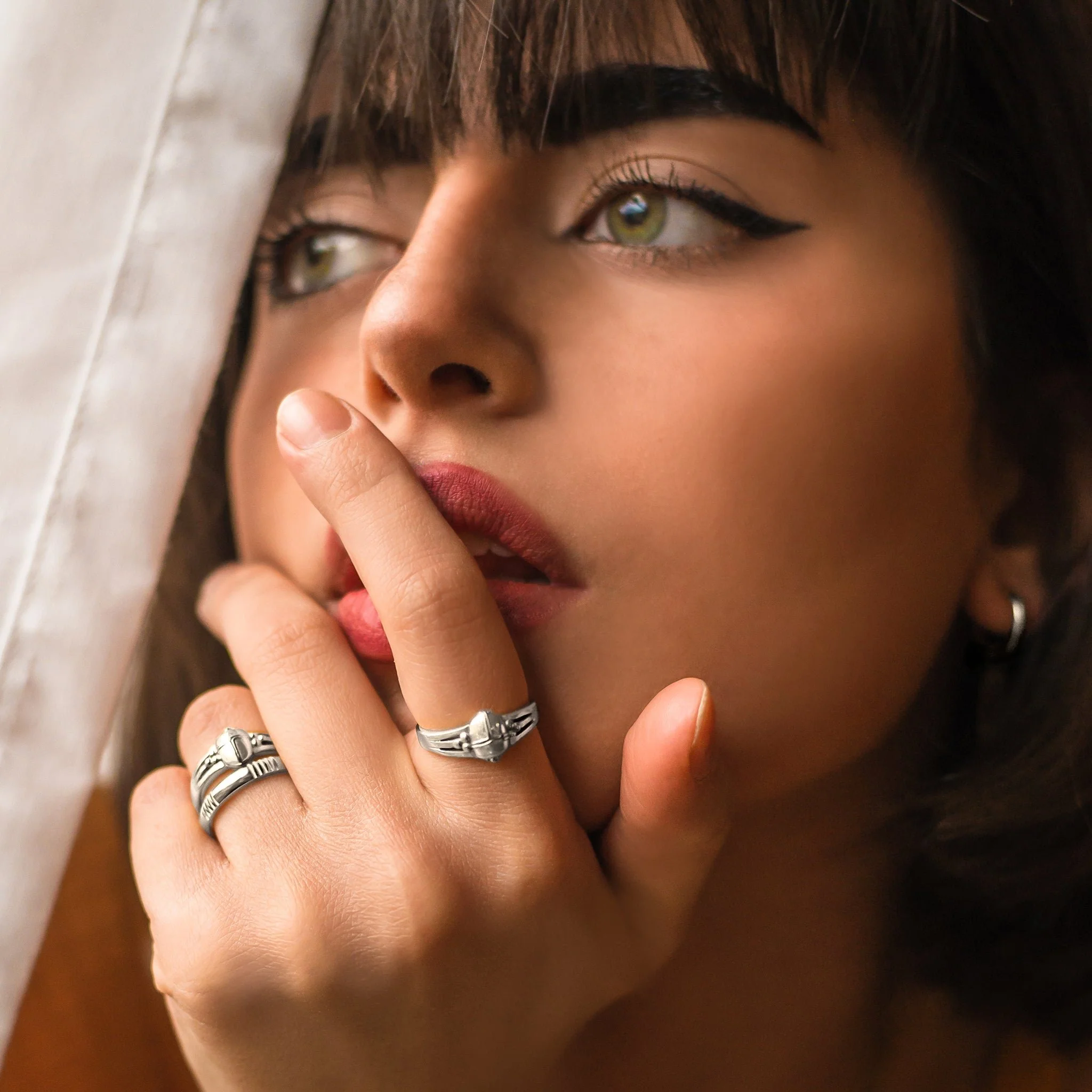 Scarab Ring Silver - Image 2