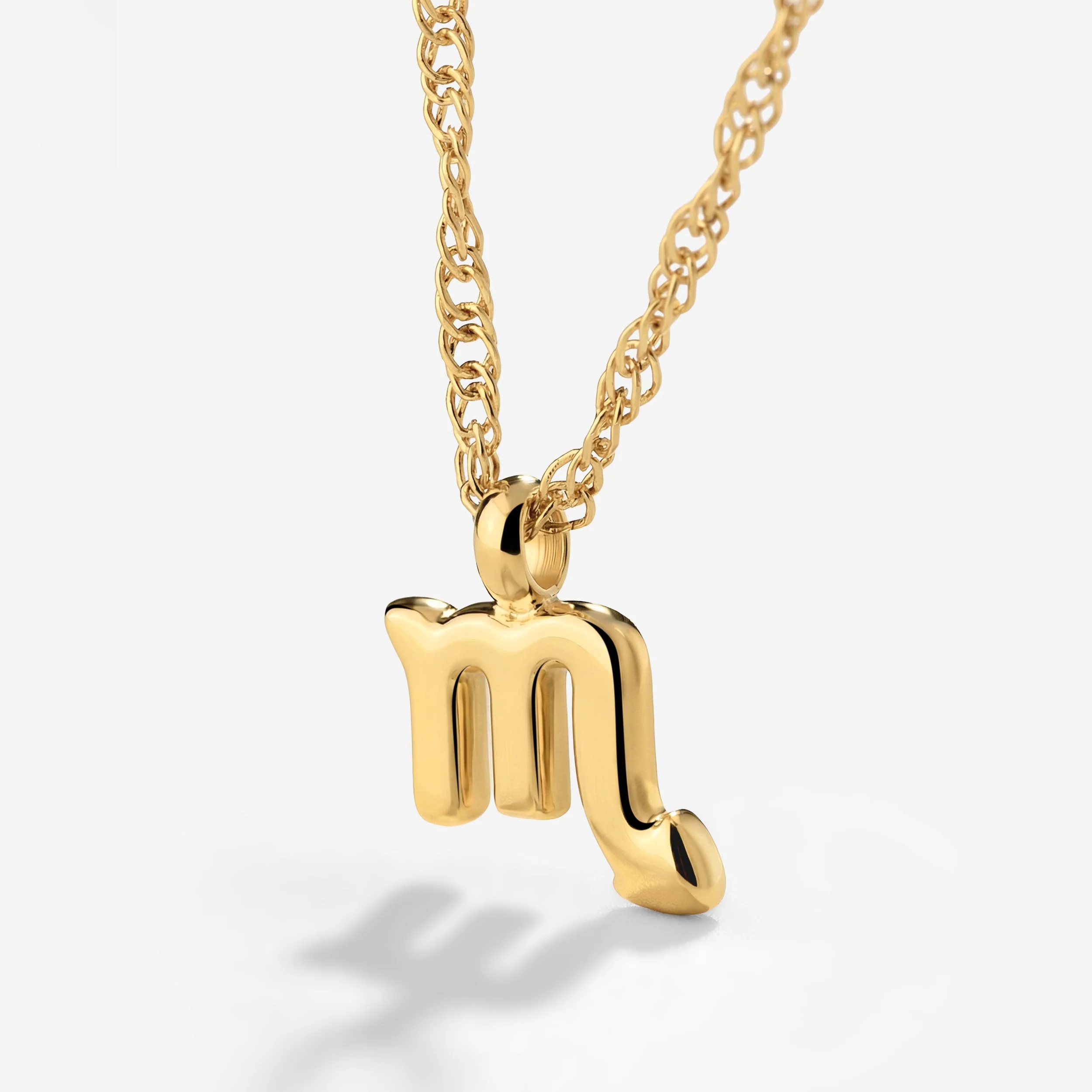 Scorpio Bubble Necklace Stud Earrings Gold - Image 3