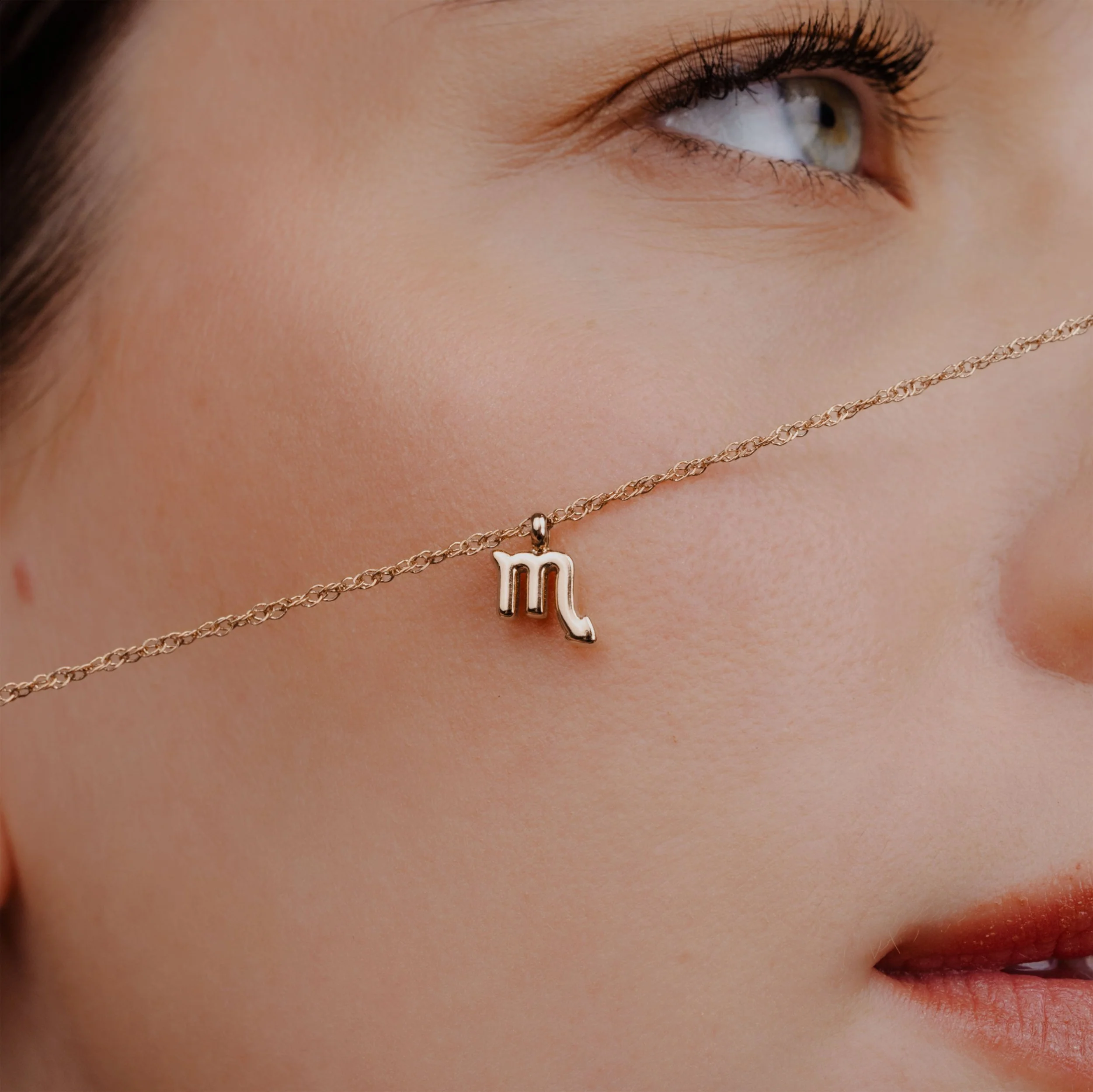 Scorpio Bubble Necklace Rose Gold - Image 2