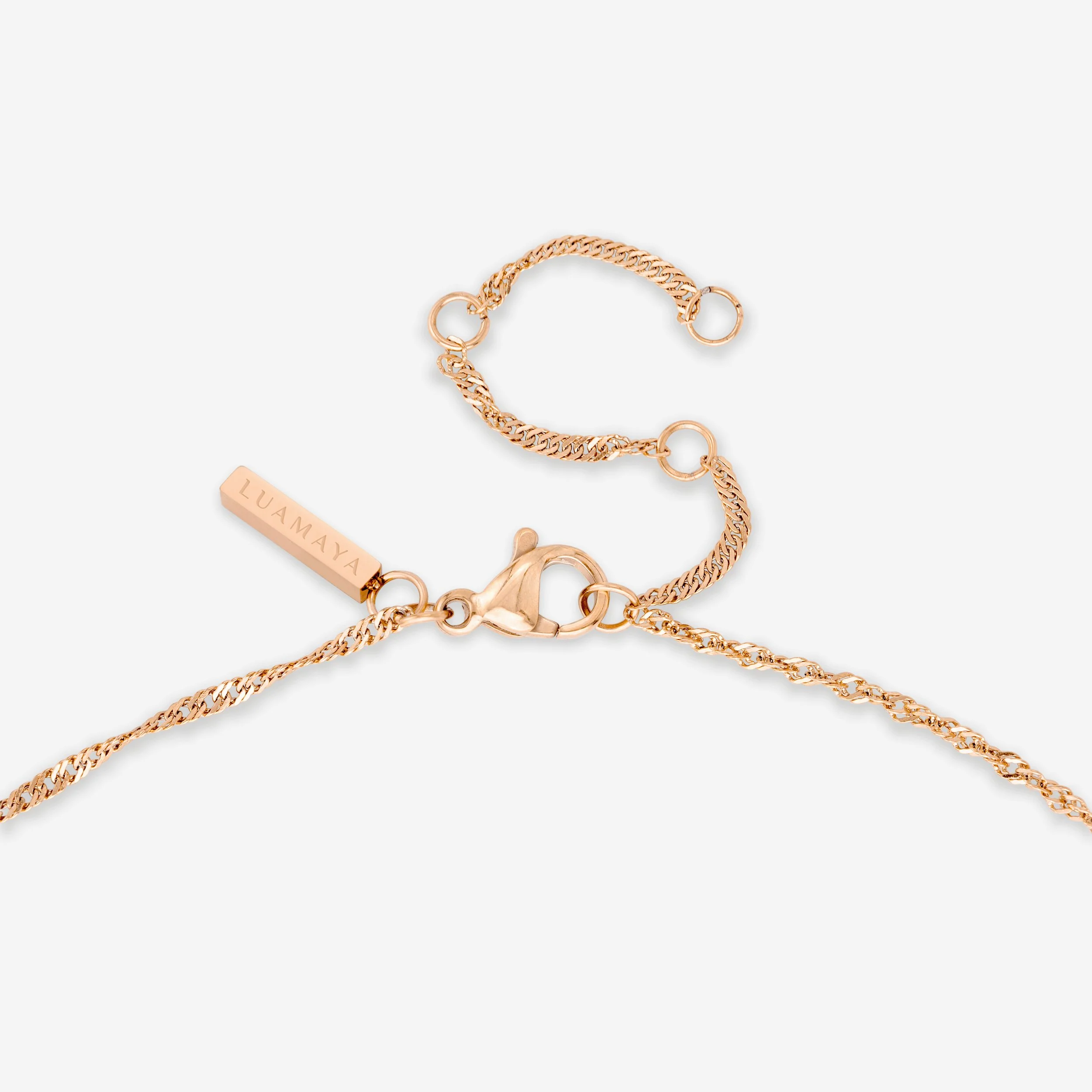 Scorpio Bubble Necklace Rose Gold - Image 5