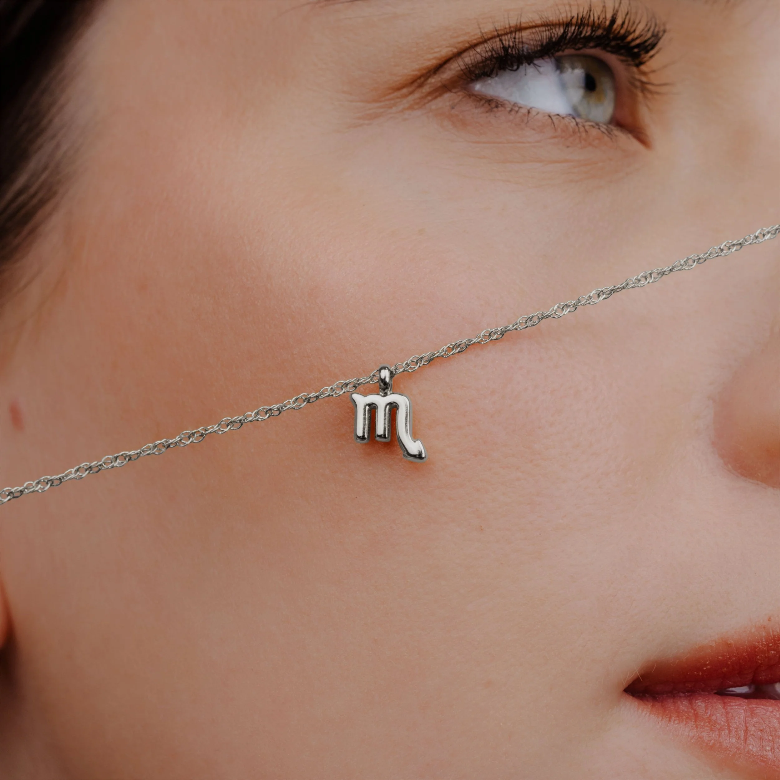 Scorpio Bubble Necklace Silver - Image 2