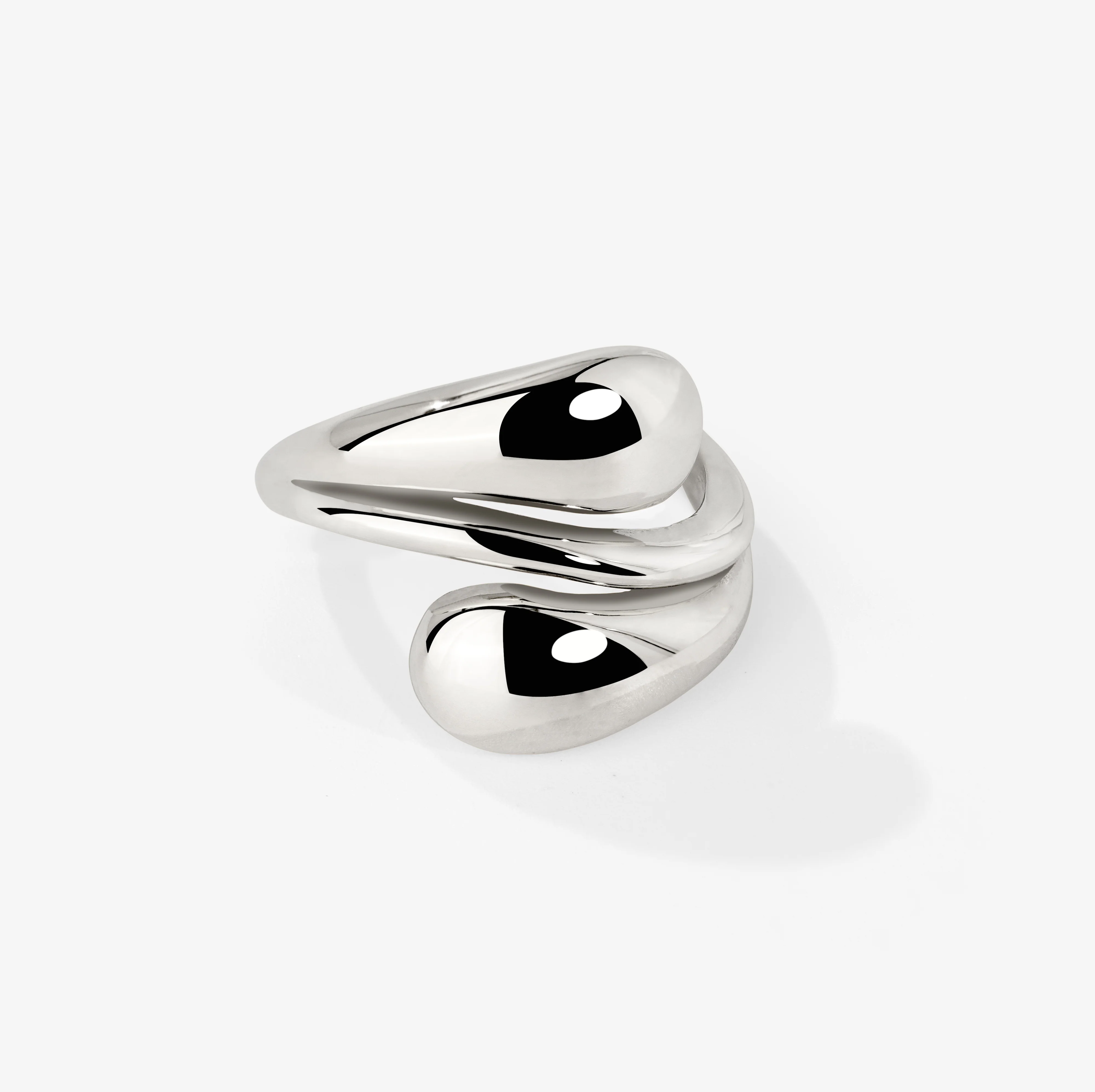 Sculpted Touch Ring Silver