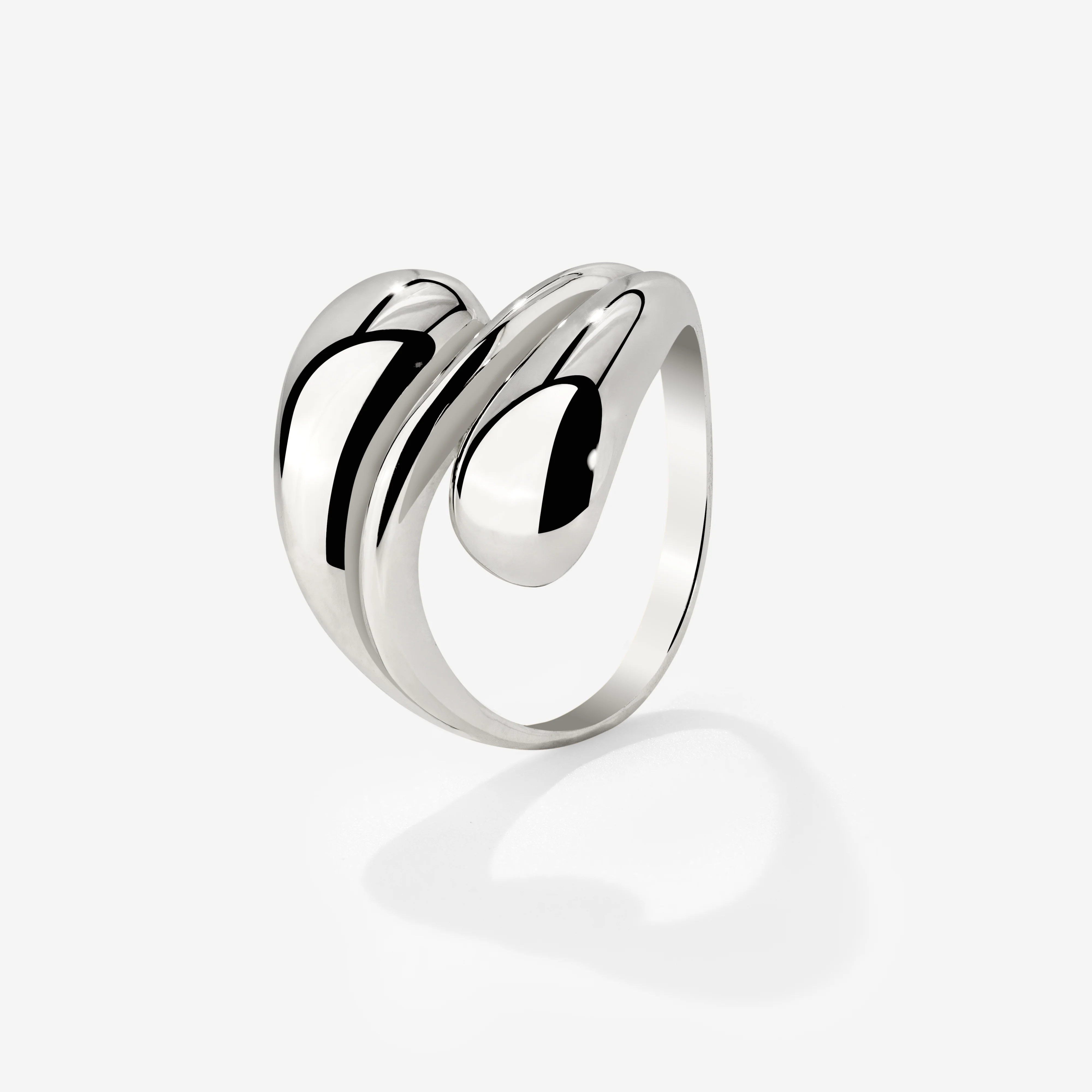 Sculpted Touch Ring Silver - Image 4