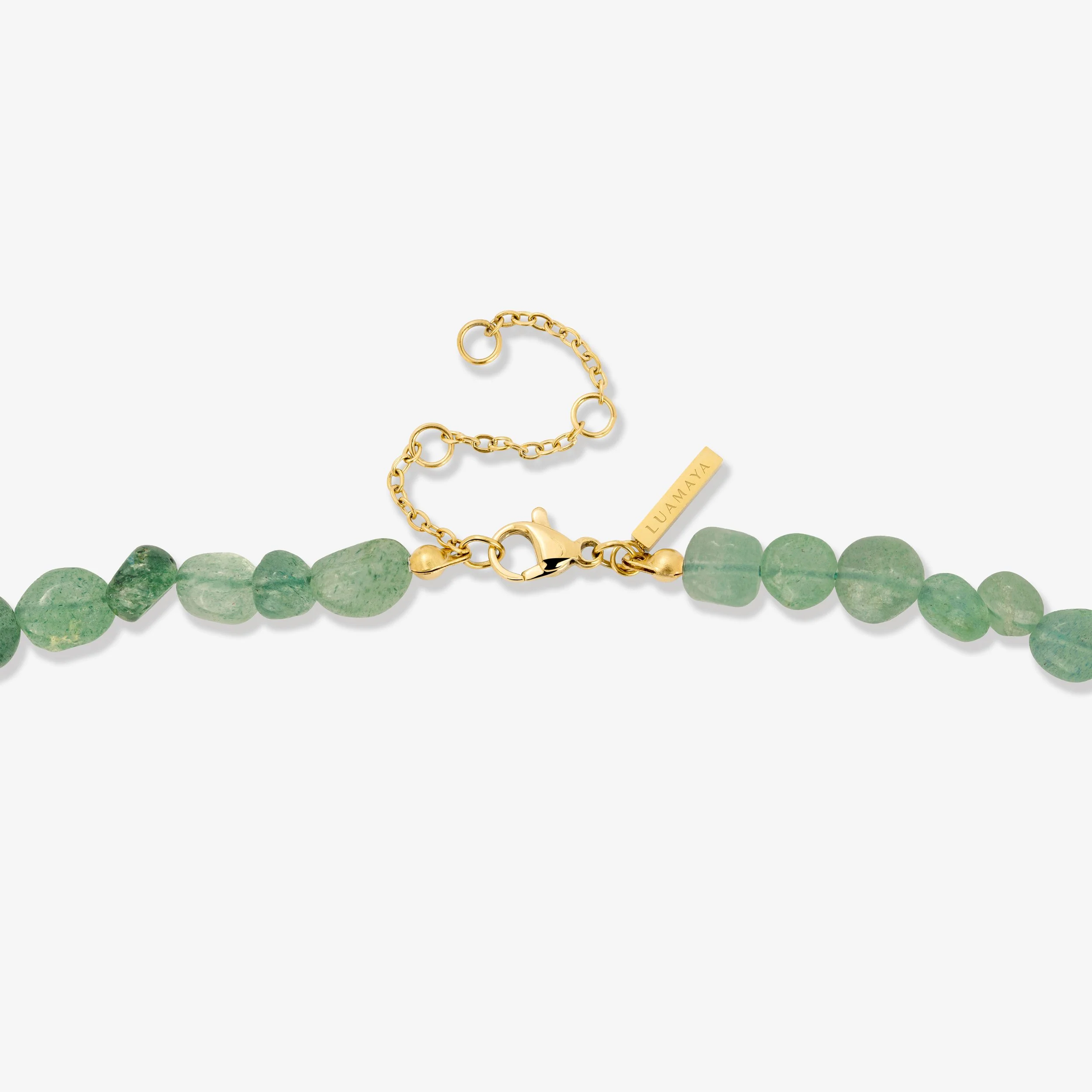Sea Glass Necklace Gold - Image 3